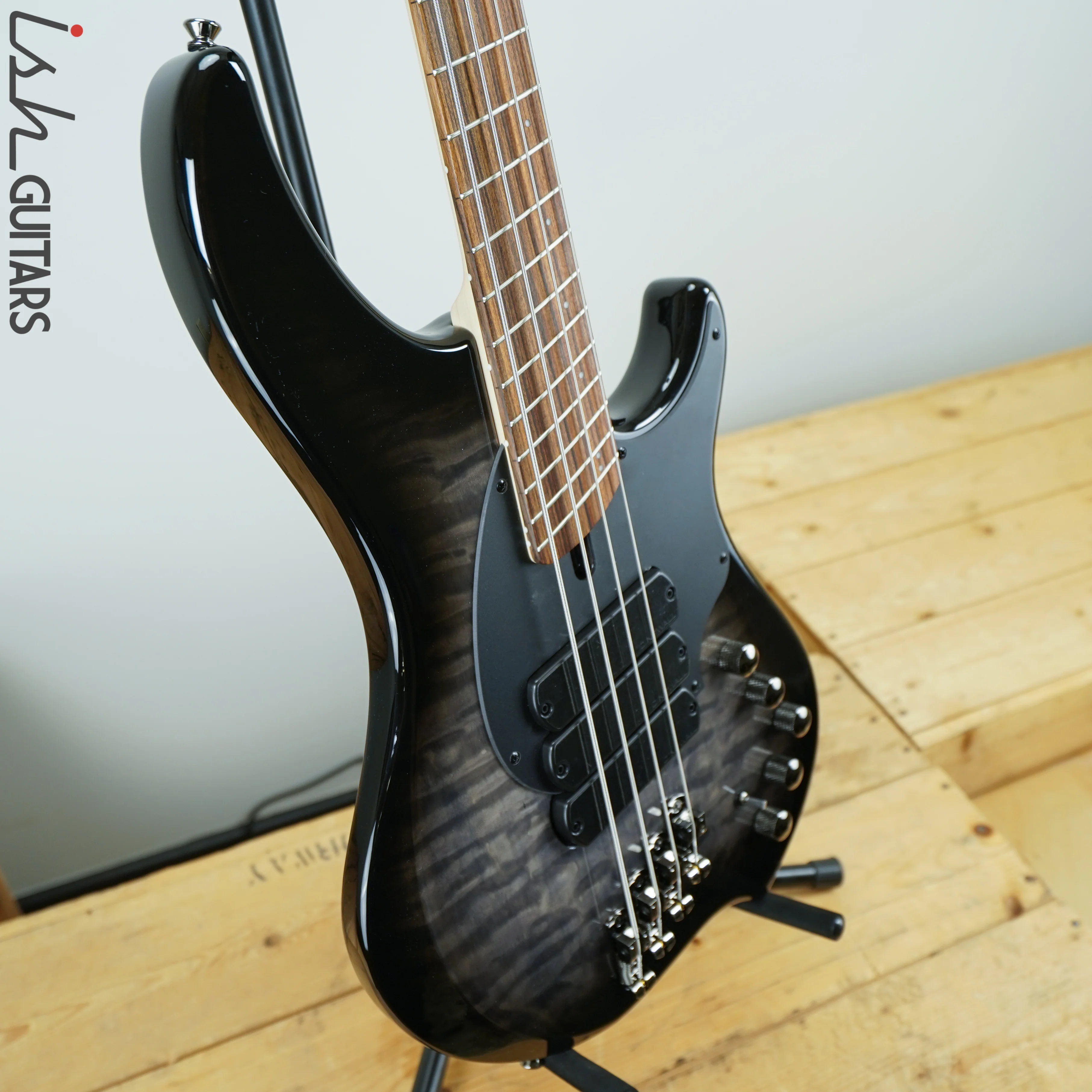 Dingwall Combustion 4 String 3 Pickup 2 Tone Blackburst Pau Ferro - Image 5