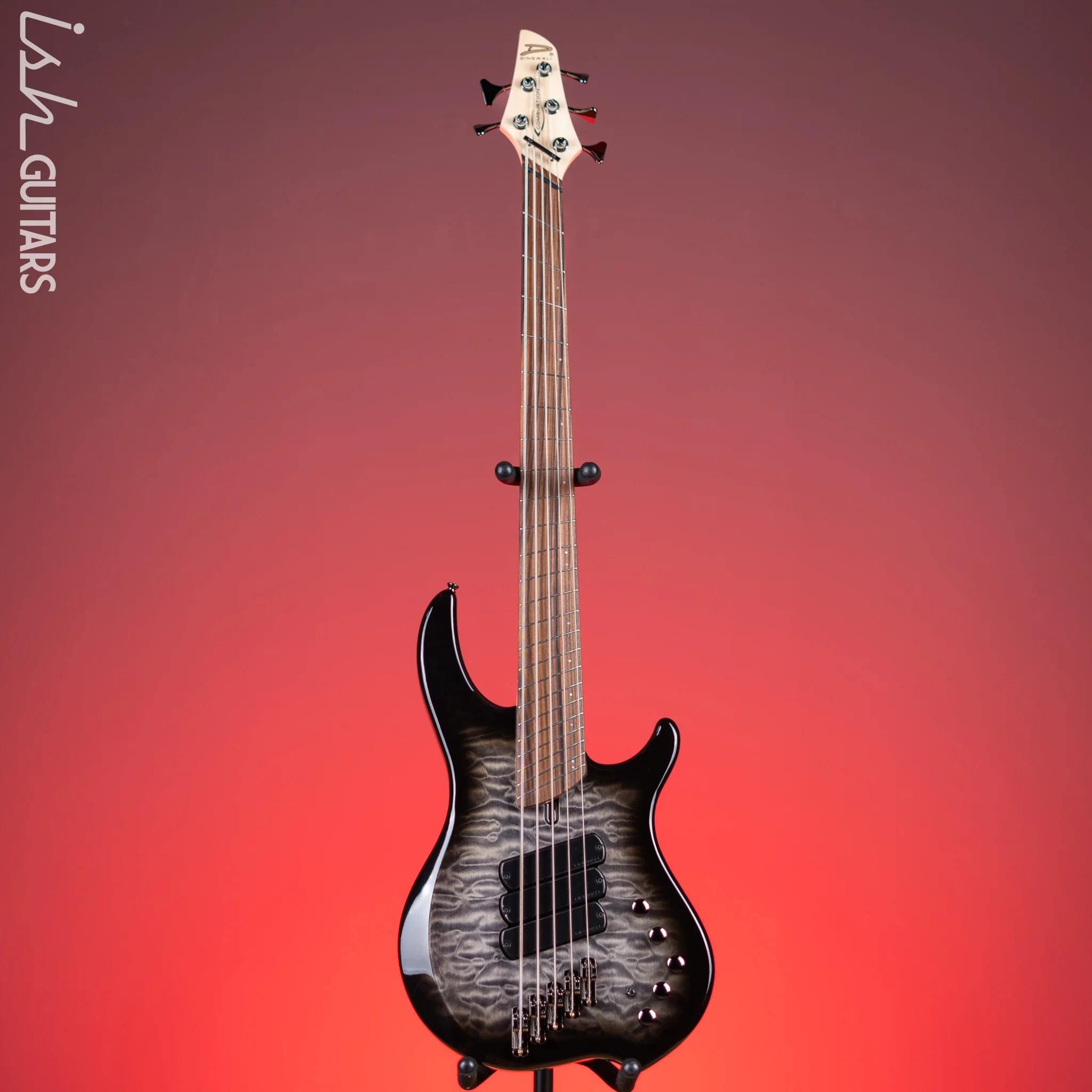 Dingwall Combustion 5-String Bass Guitar 2-Tone Blackburst Pau Ferro Fretboard - Image 2