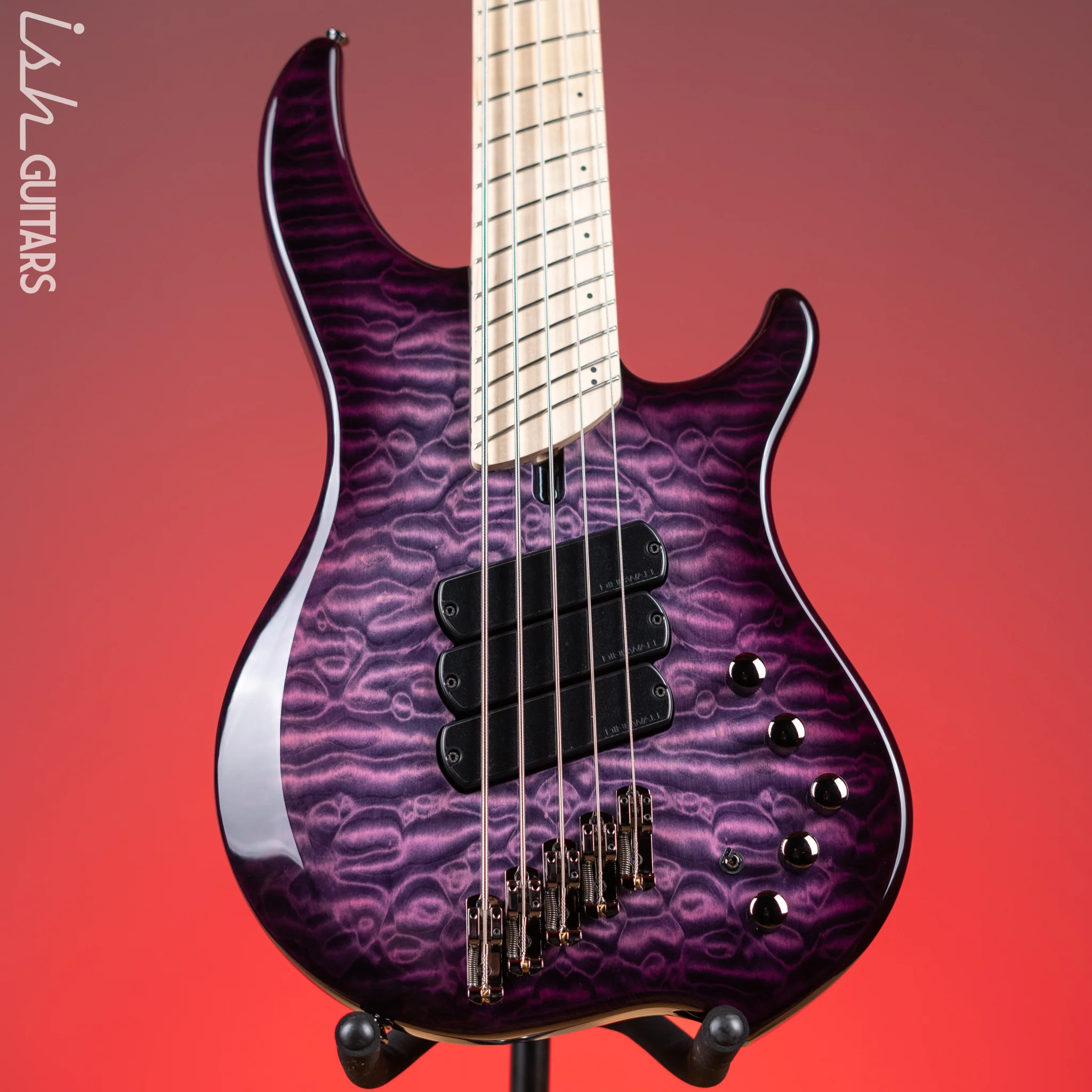 Dingwall Combustion 5-String Bass Ultravioletburst Demo
