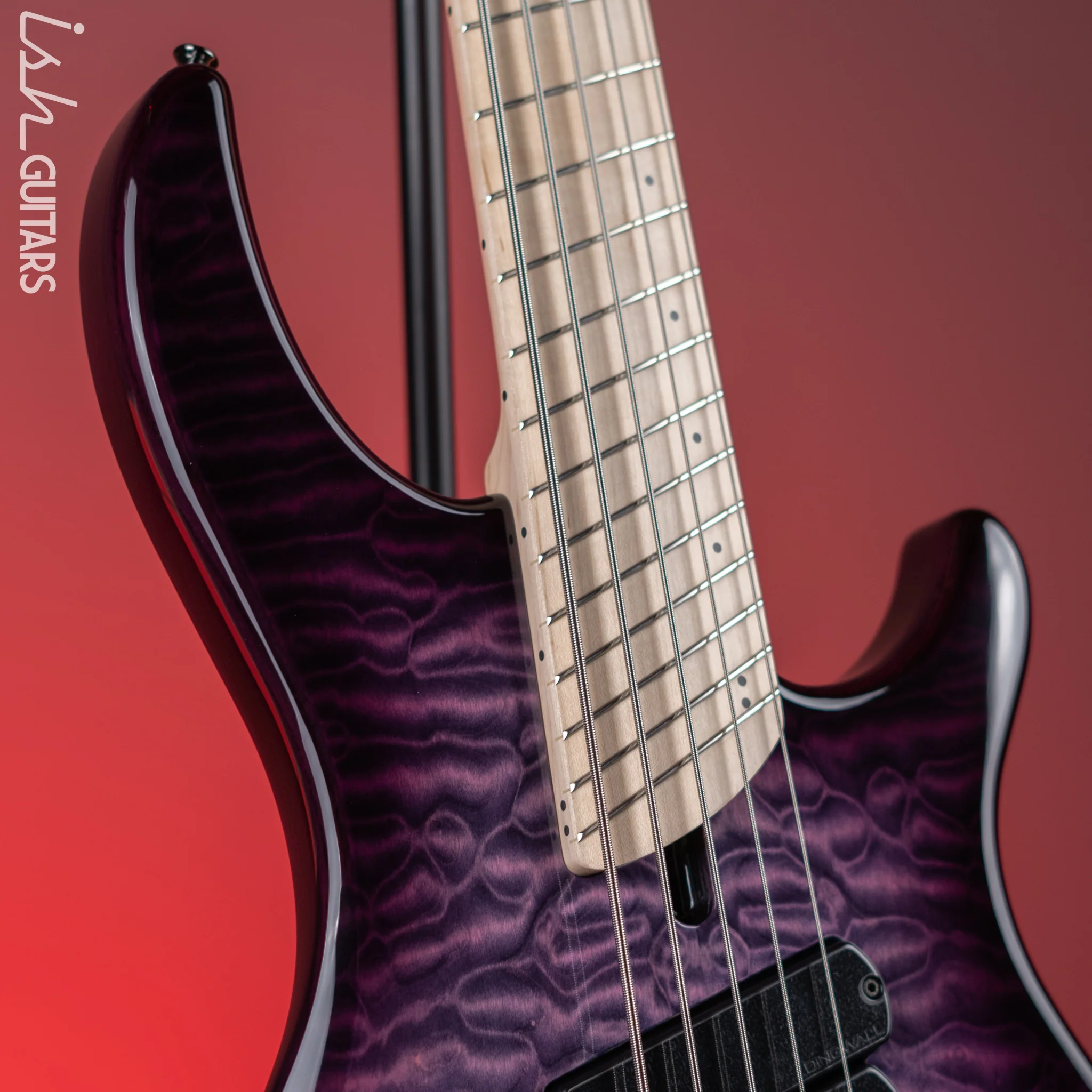 Dingwall Combustion 5-String Bass Ultravioletburst Demo - Image 3
