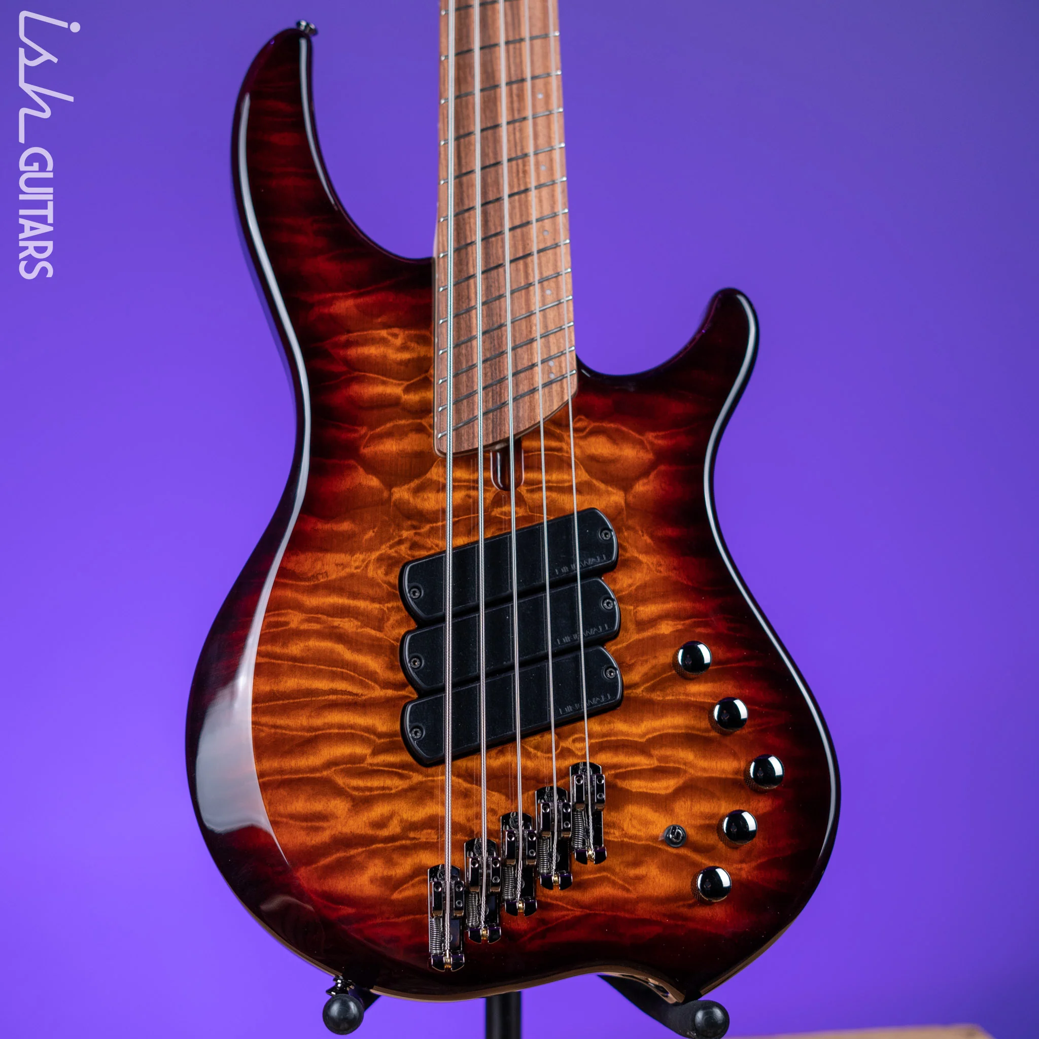 Dingwall Combustion 5-String Bass Vintageburst Gloss Pau Ferro Fretboard