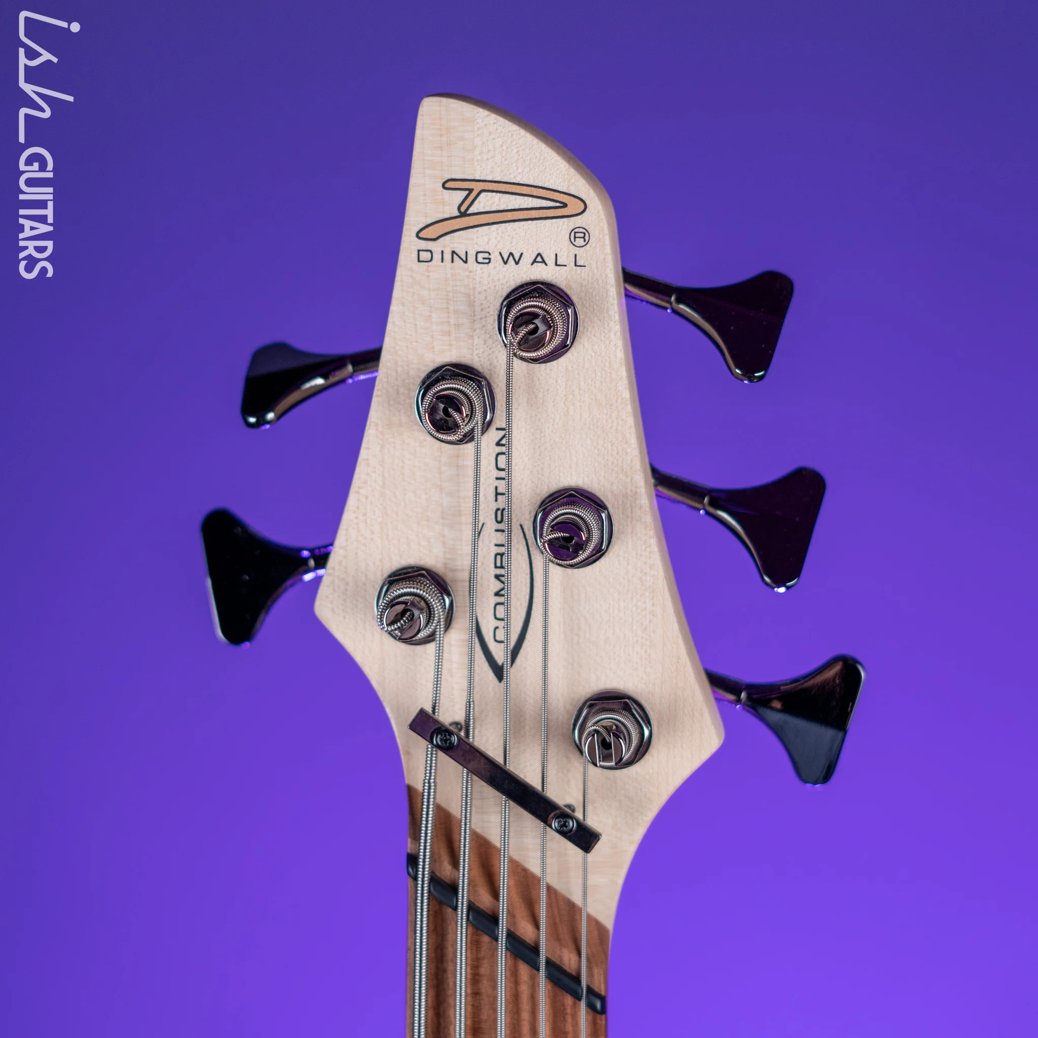 Dingwall Combustion 5-String Bass Vintageburst Gloss Pau Ferro Fretboard - Image 5