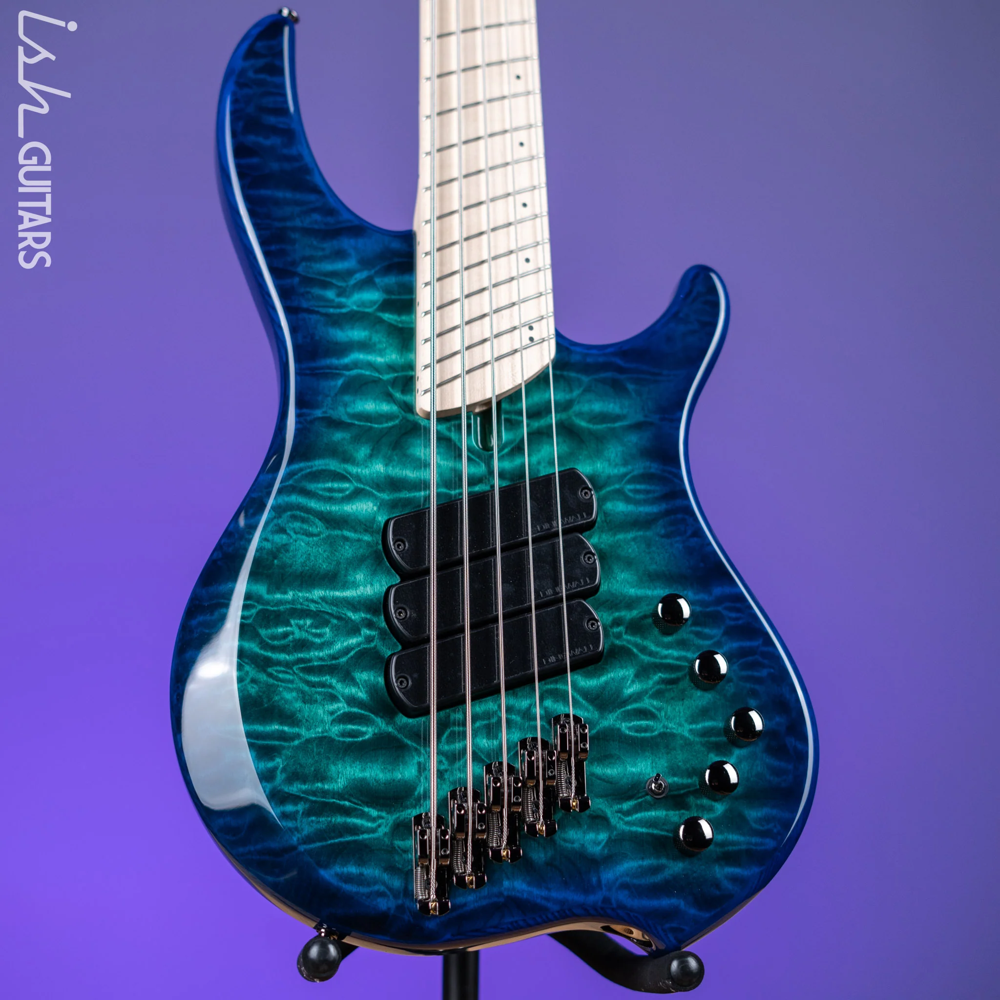 Dingwall Combustion 5-String Bass Whalepoolburst Gloss
