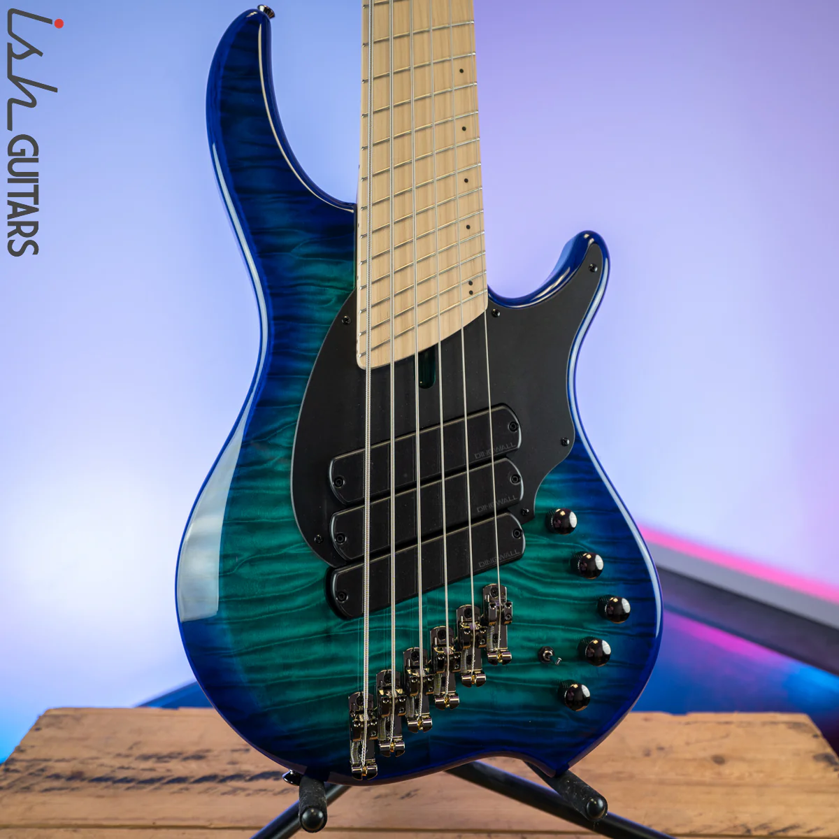 Dingwall Combustion 6-String 3 Pickup Whalepool Burst B-Stock