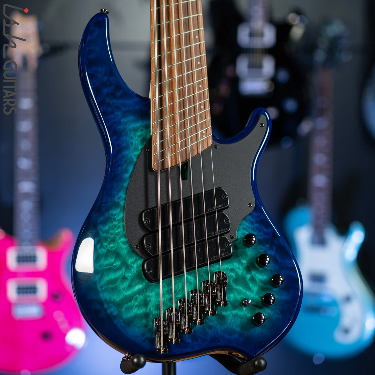 Dingwall Combustion 6-String Bass Whalepoolburst Pao Ferro Fretboard