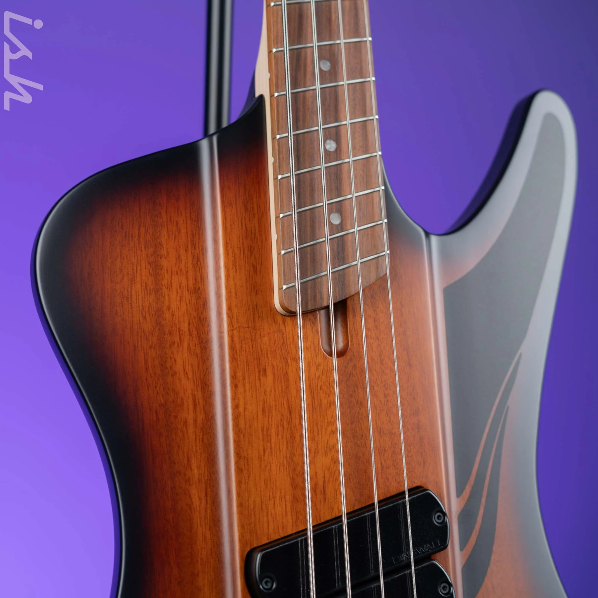 Dingwall D-Roc 4-String Bass Guitar Vintageburst Demo - Image 3