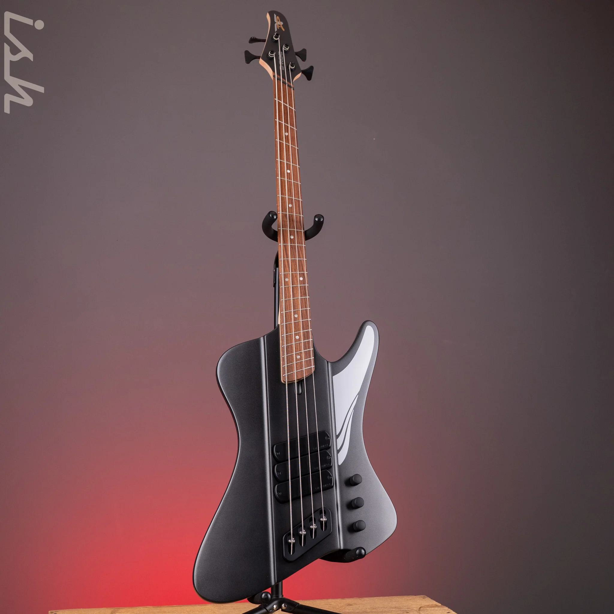Dingwall D-Roc Standard 4-String Bass Matte Metallic Black - Image 2