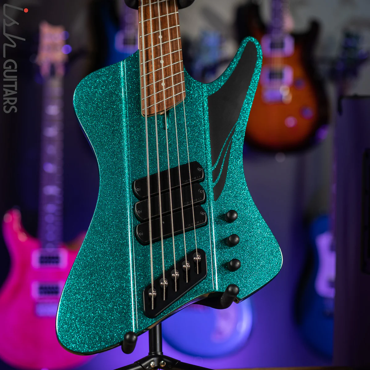 Dingwall D-Roc 5-String Bass Gloss Metal Flake Aquamarine