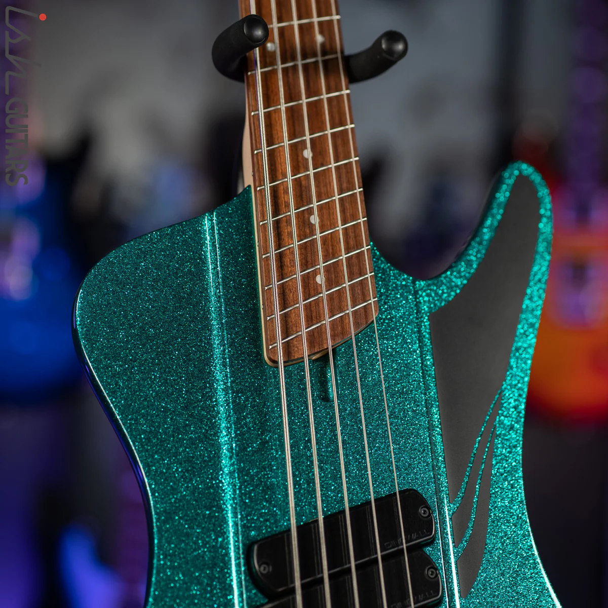 Dingwall D-Roc 5-String Bass Gloss Metal Flake Aquamarine - Image 5