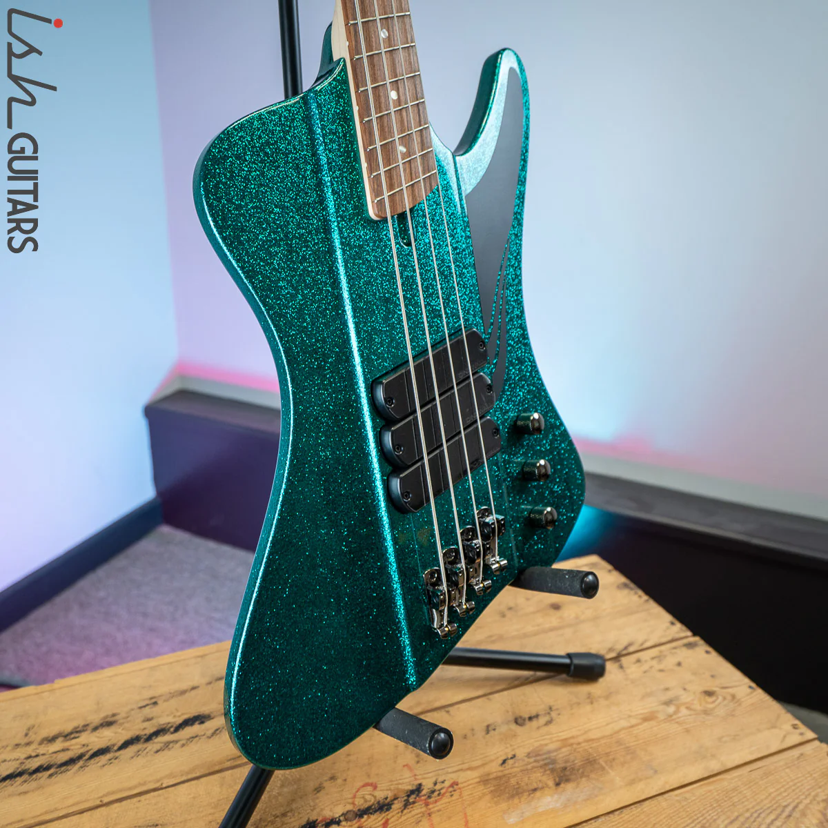 Dingwall D-ROC Standard 4-String Bass Aquamarine Metalflake - Image 5