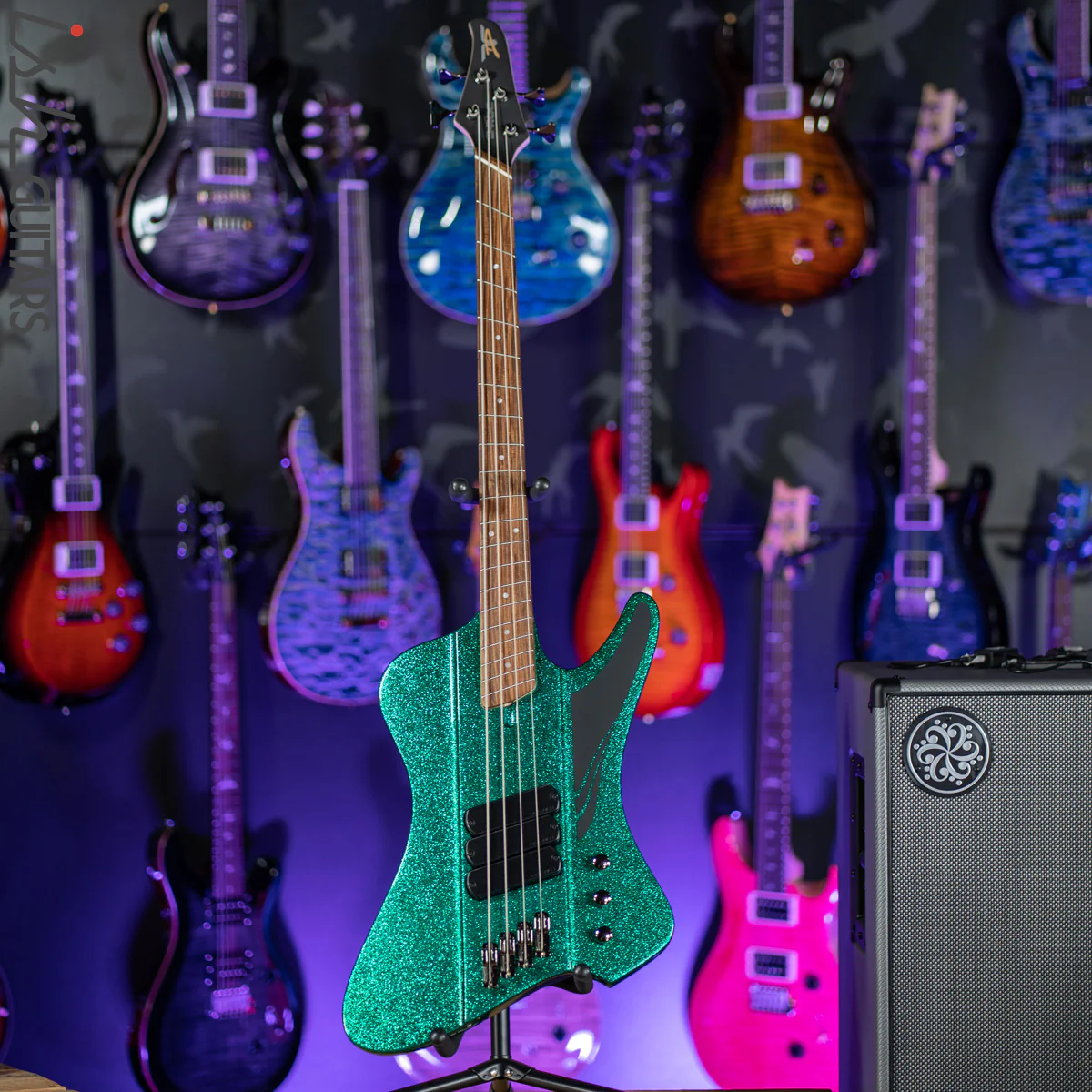 Dingwall D-ROC Standard 4-String Bass Aquamarine Metalflake - Image 2