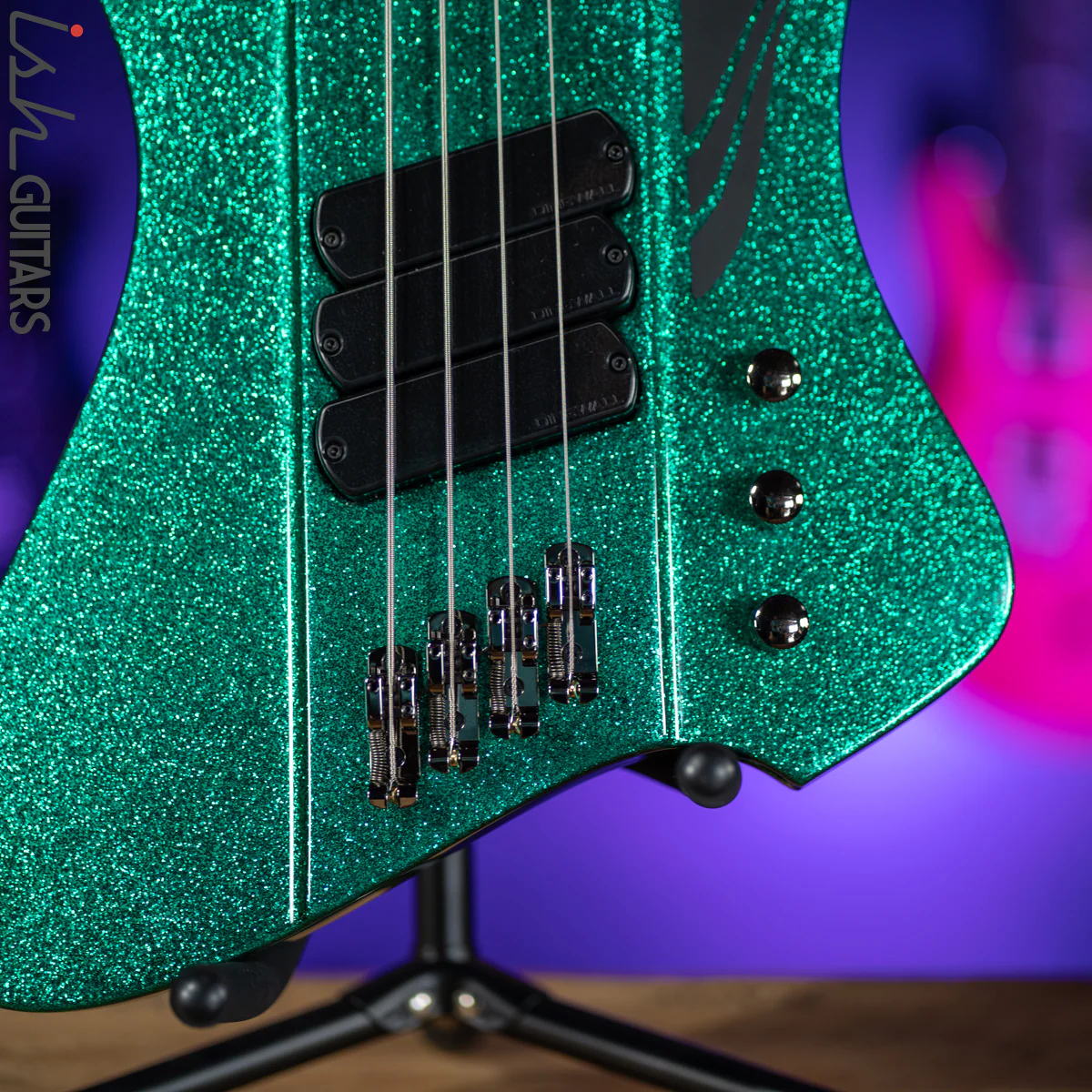 Dingwall D-ROC Standard 4-String Bass Aquamarine Metalflake - Image 4
