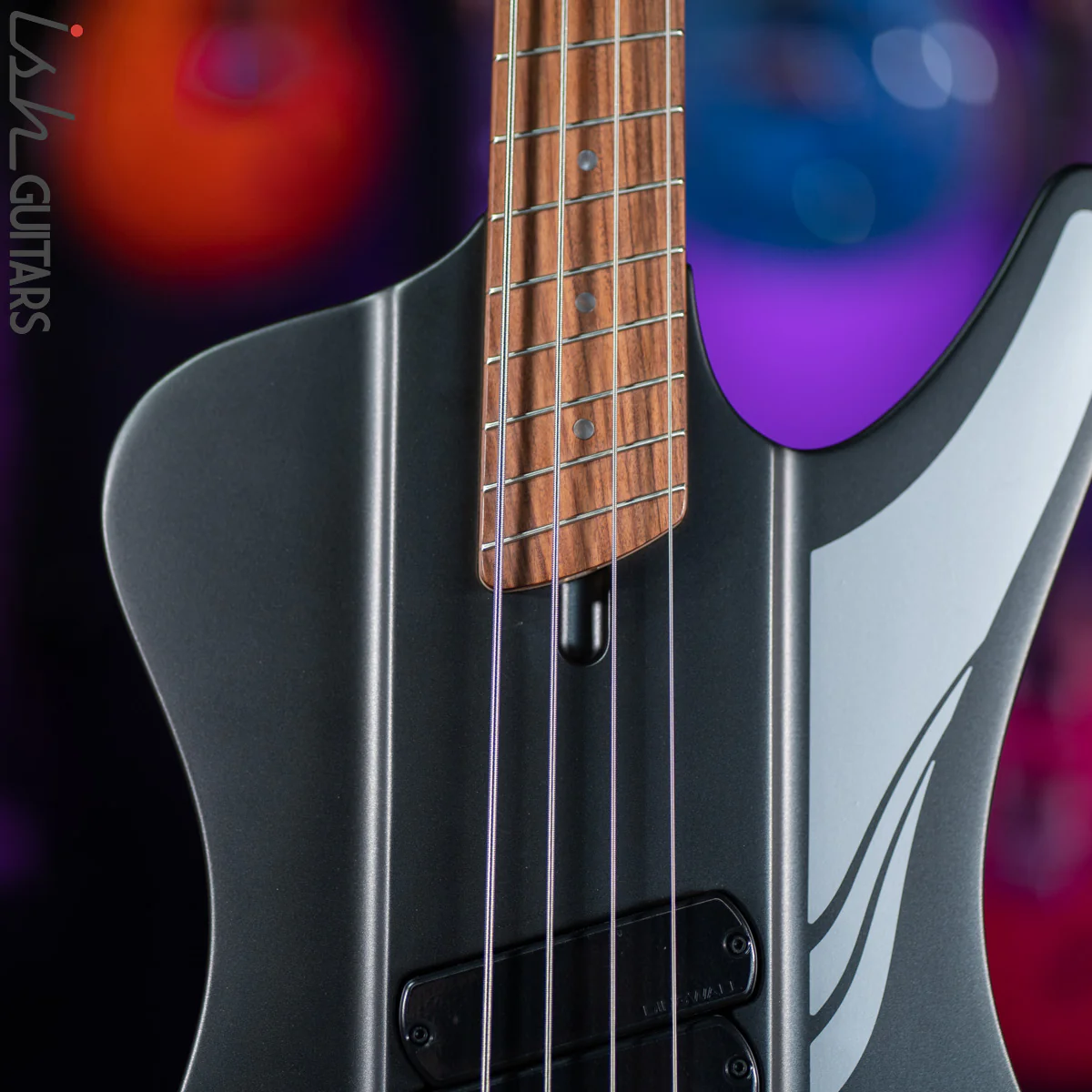 Dingwall D-ROC Standard 4-String Bass Matte Metallic Black - Image 3