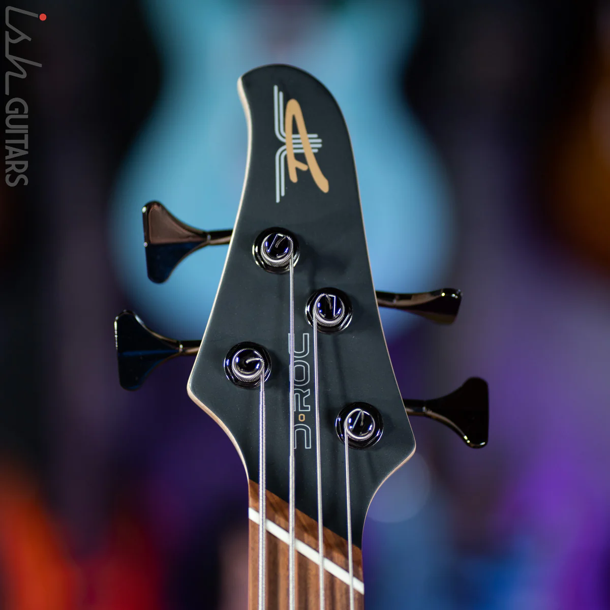 Dingwall D-Roc Standard 4-String Bass Matte Metallic Black - Image 7