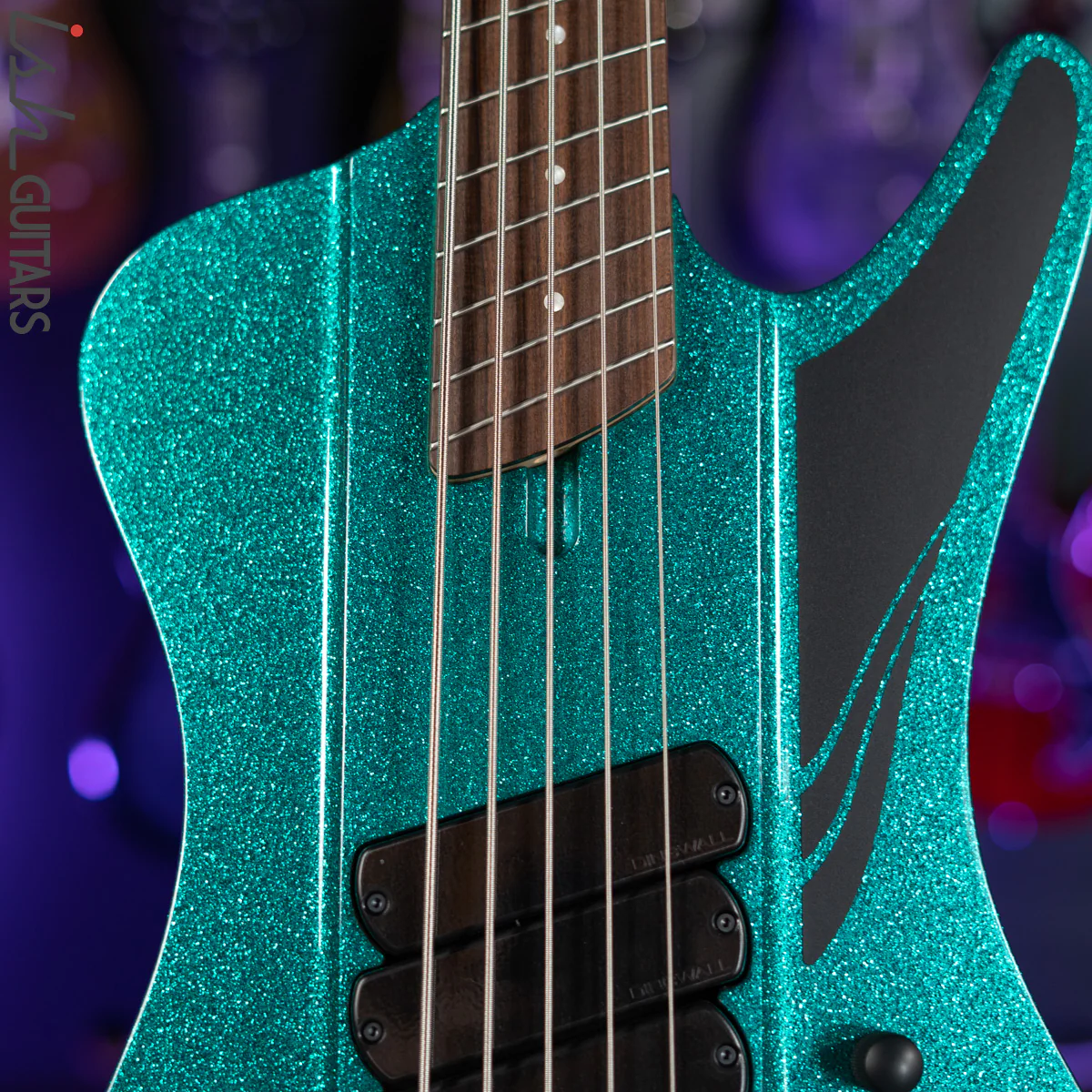 Dingwall D-Roc Standard 5-String Bass Aquamarine Metalflake Gloss - Image 3