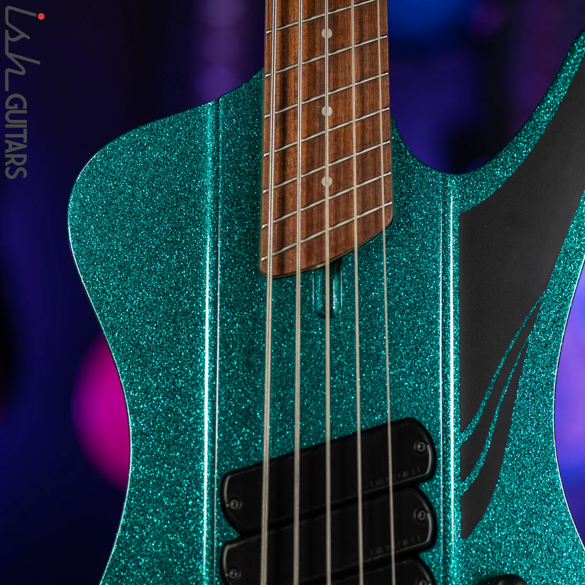 Dingwall D-Roc Standard 5-String Bass Gloss Aquamarine Metalflake - Image 3