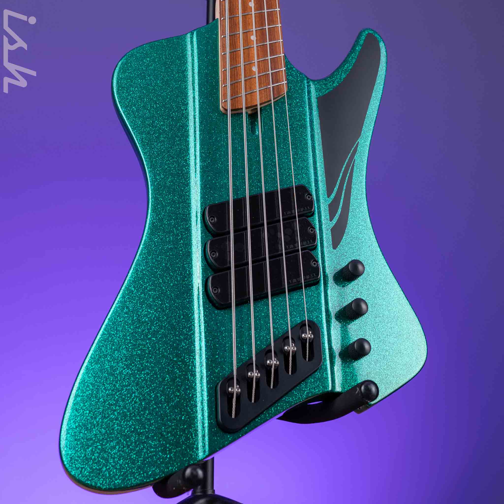 Dingwall D-Roc Standard 5-String Bass Gloss Metalflake Aquamarine
