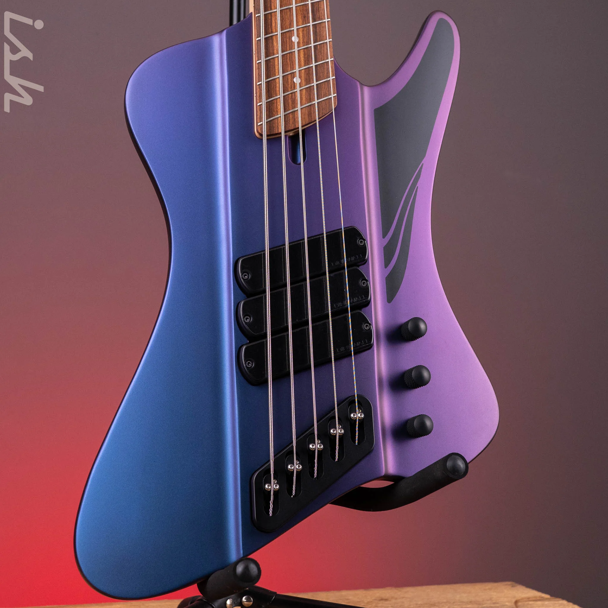 Dingwall D-Roc Standard 5-String Bass Matte Blue to Purple Colorshift B-Stock