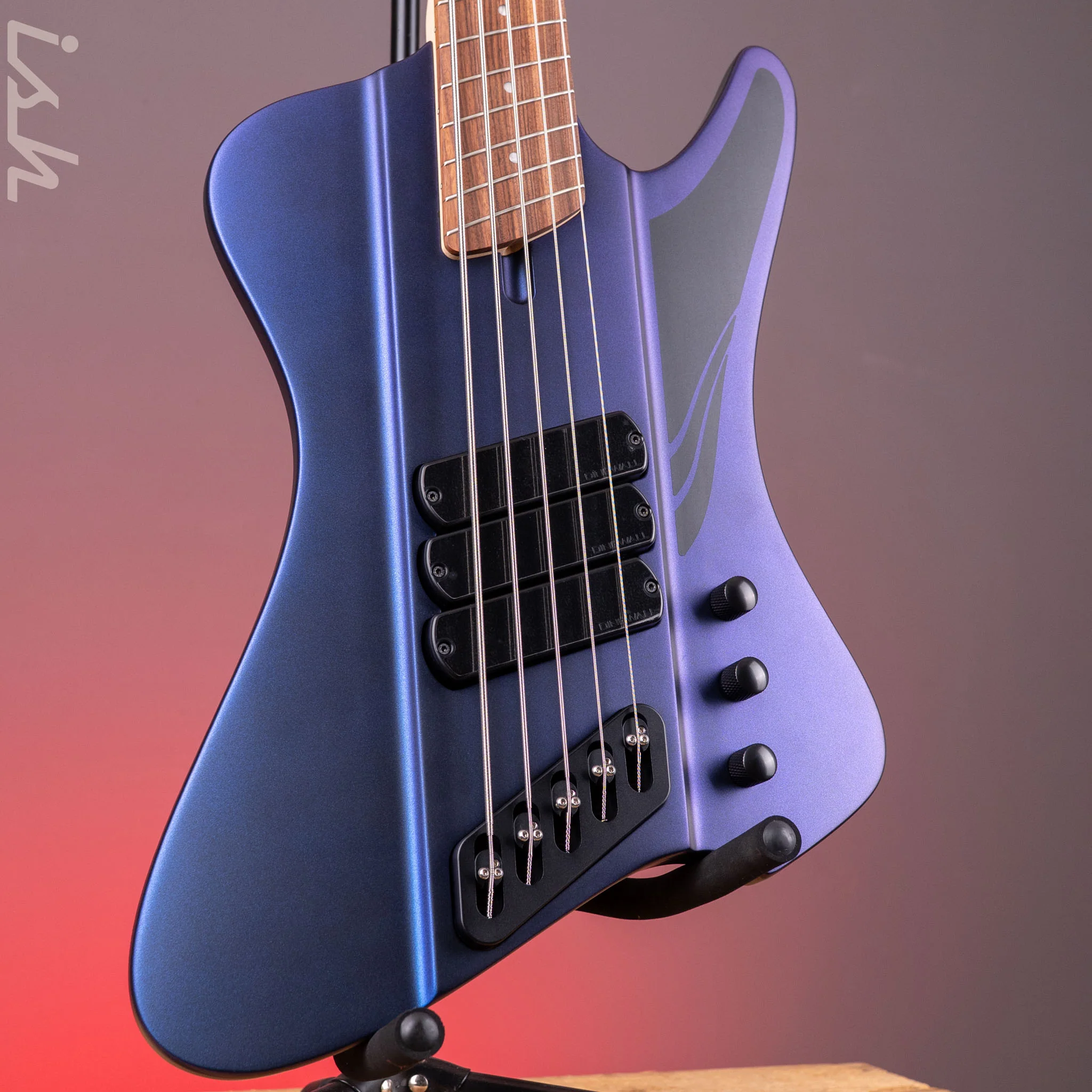 Dingwall D-Roc Standard 5-String Bass Matte Blue to Purple Colorshift B-Stock