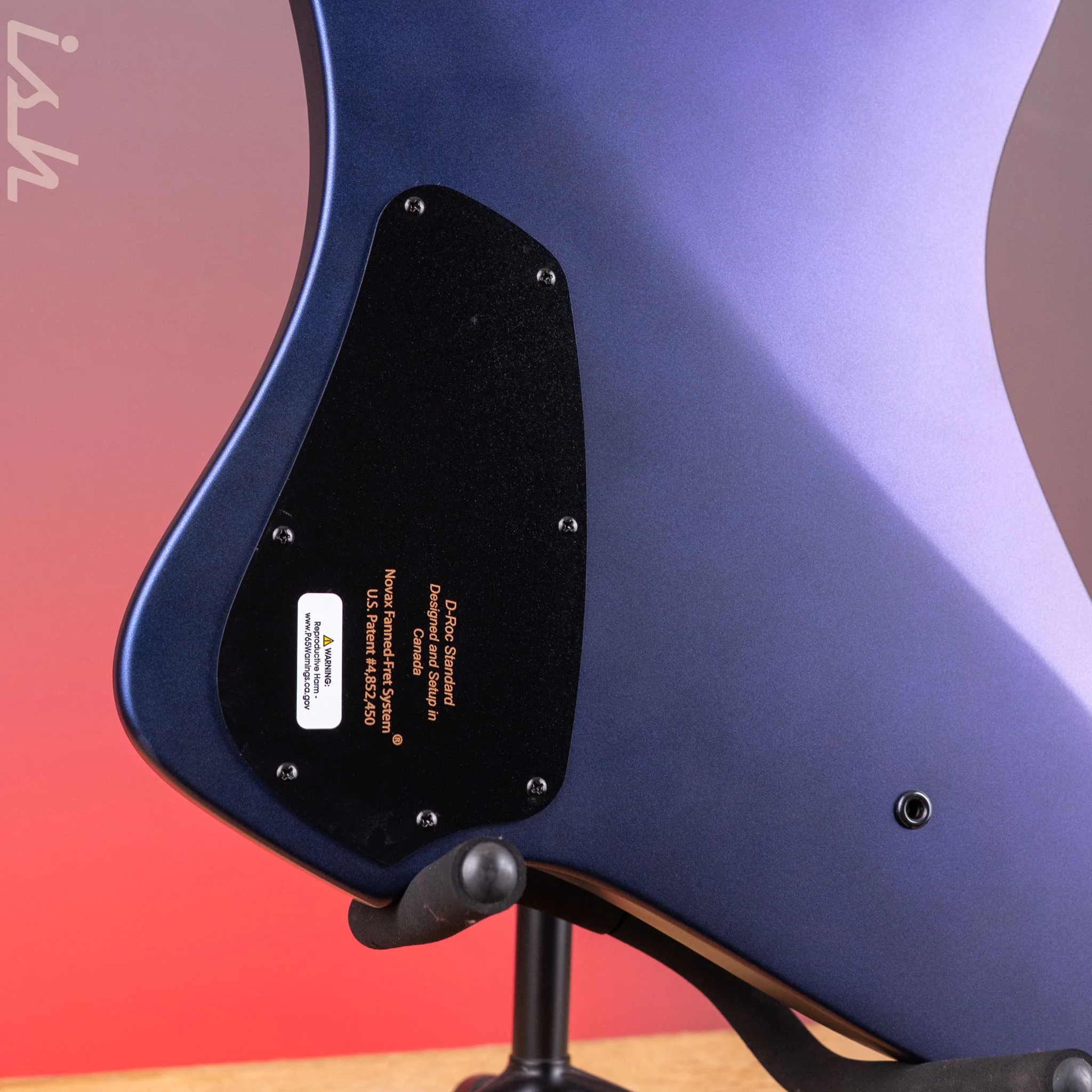 Dingwall D-Roc Standard 5-String Bass Matte Blue to Purple Colorshift B-Stock - Image 13