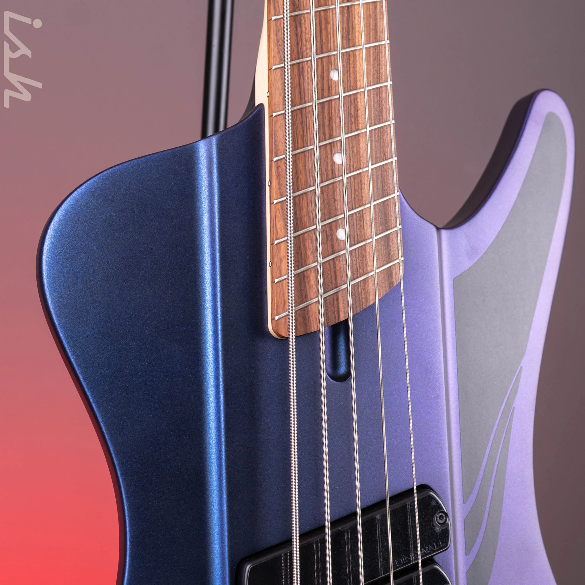 Dingwall D-Roc Standard 5-String Bass Matte Blue to Purple Colorshift B-Stock - Image 4