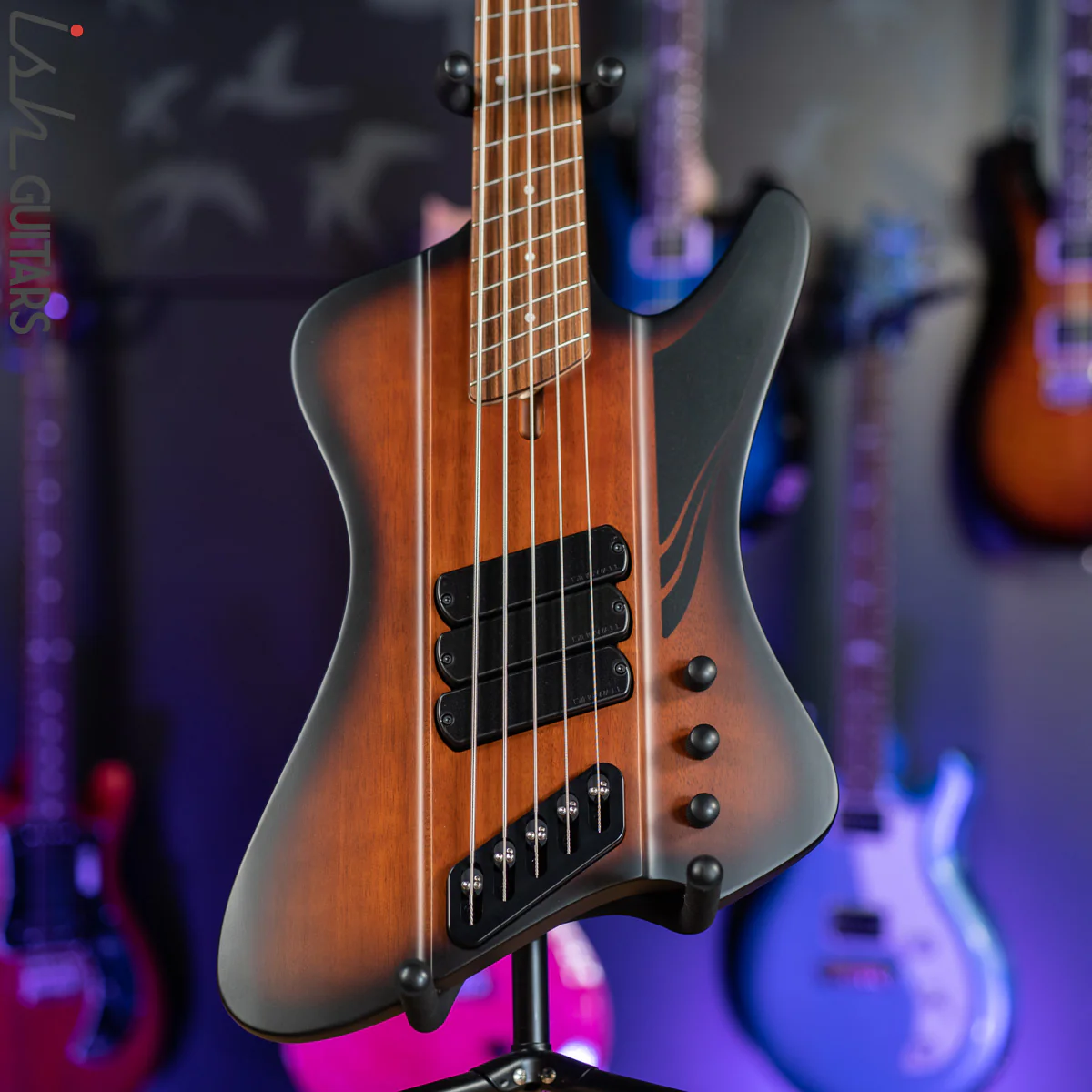 Dingwall D-Roc Standard 5-String Bass Matte Vintageburst