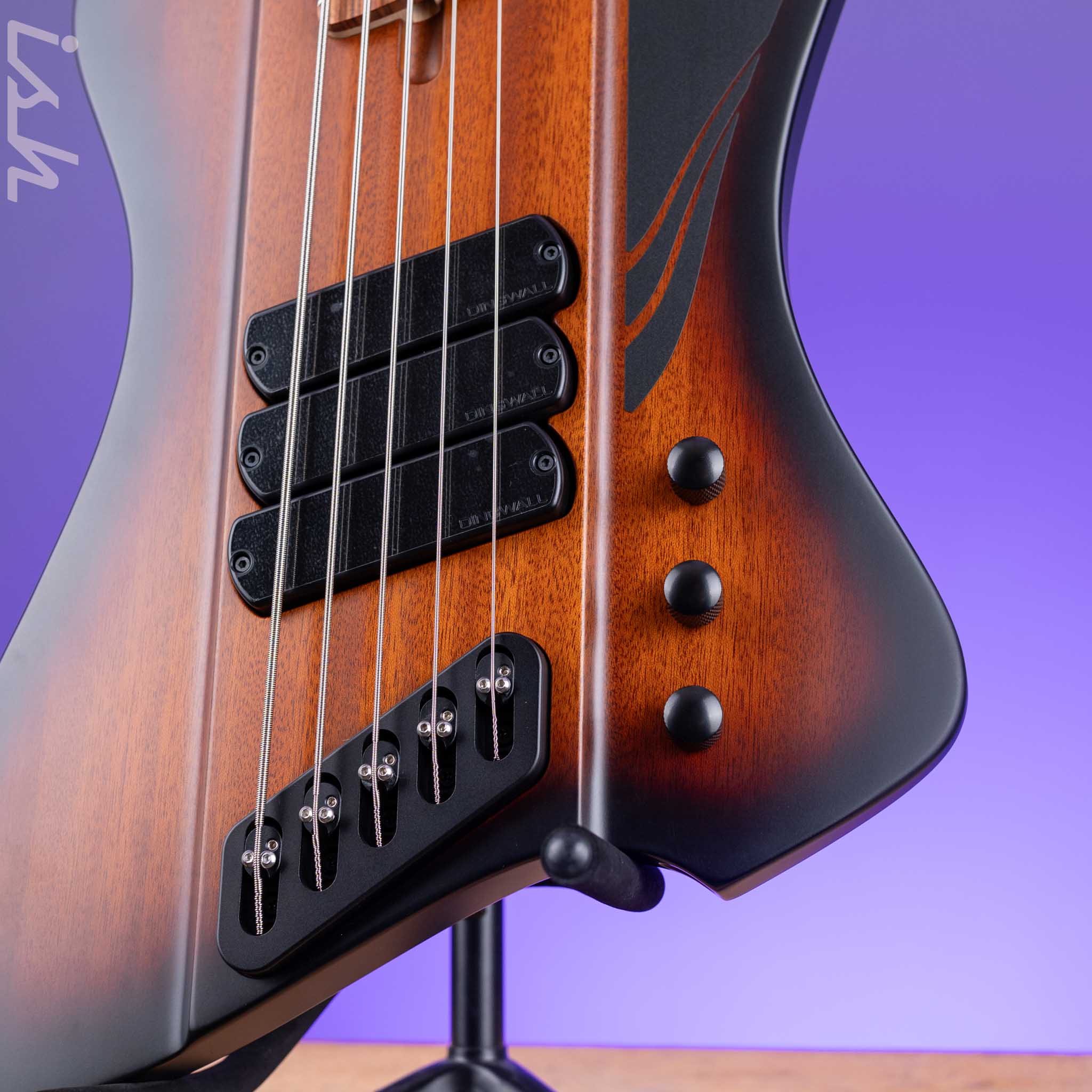 Dingwall D-Roc Standard 5-String Bass Matte Vintageburst - Image 4