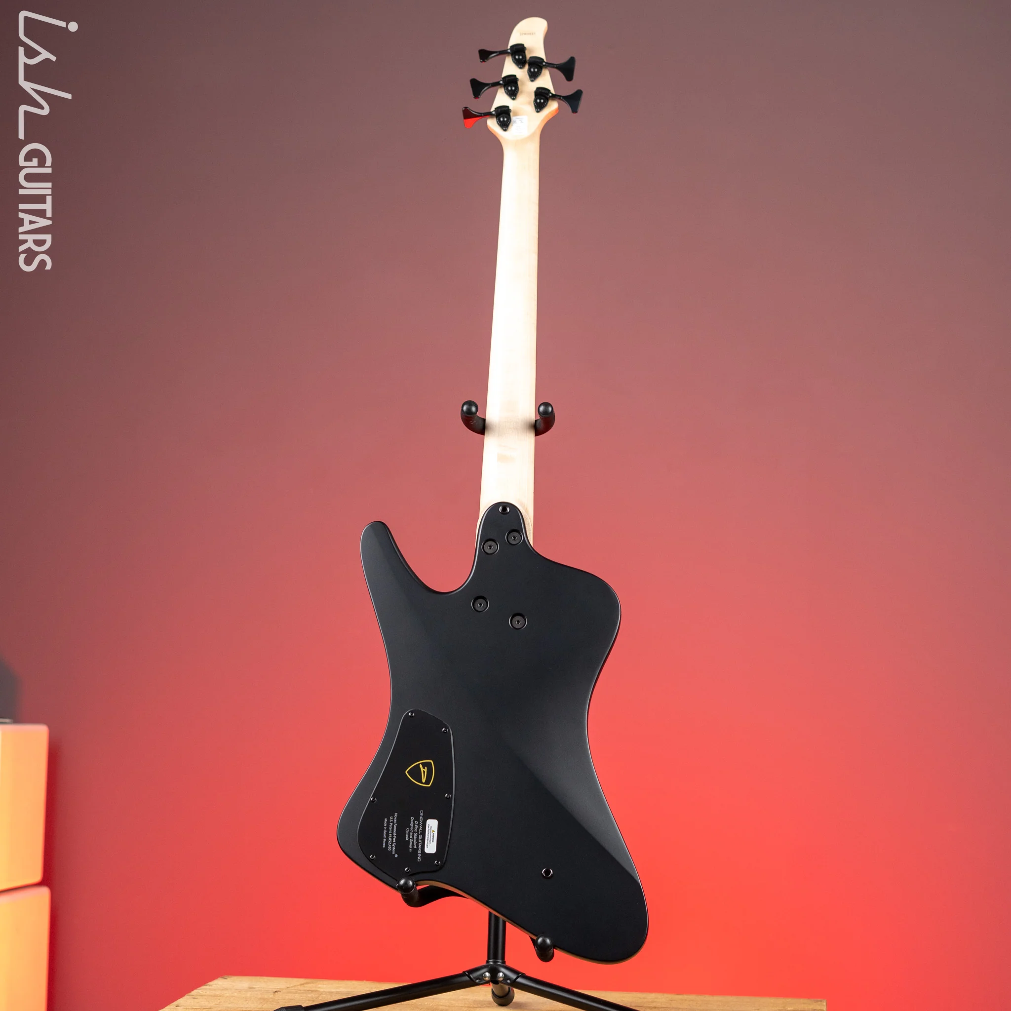 Dingwall D-Roc Standard 5-String Bass Metallic Black Matte - Image 6