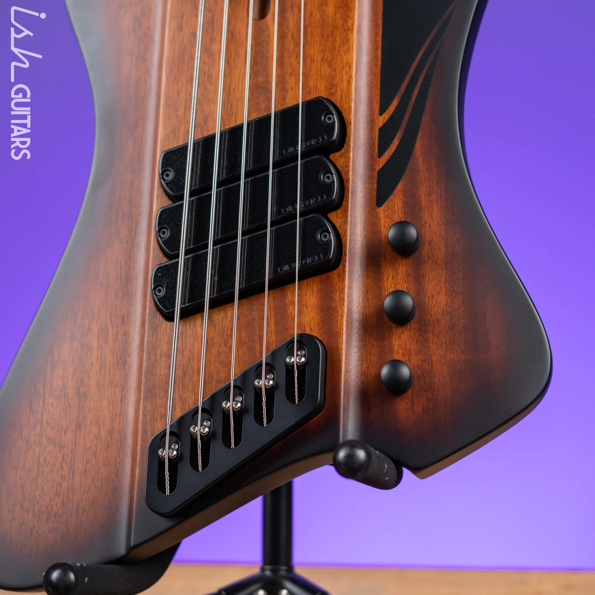 Dingwall D-Roc Standard 5-String Bass Vintageburst - Image 5