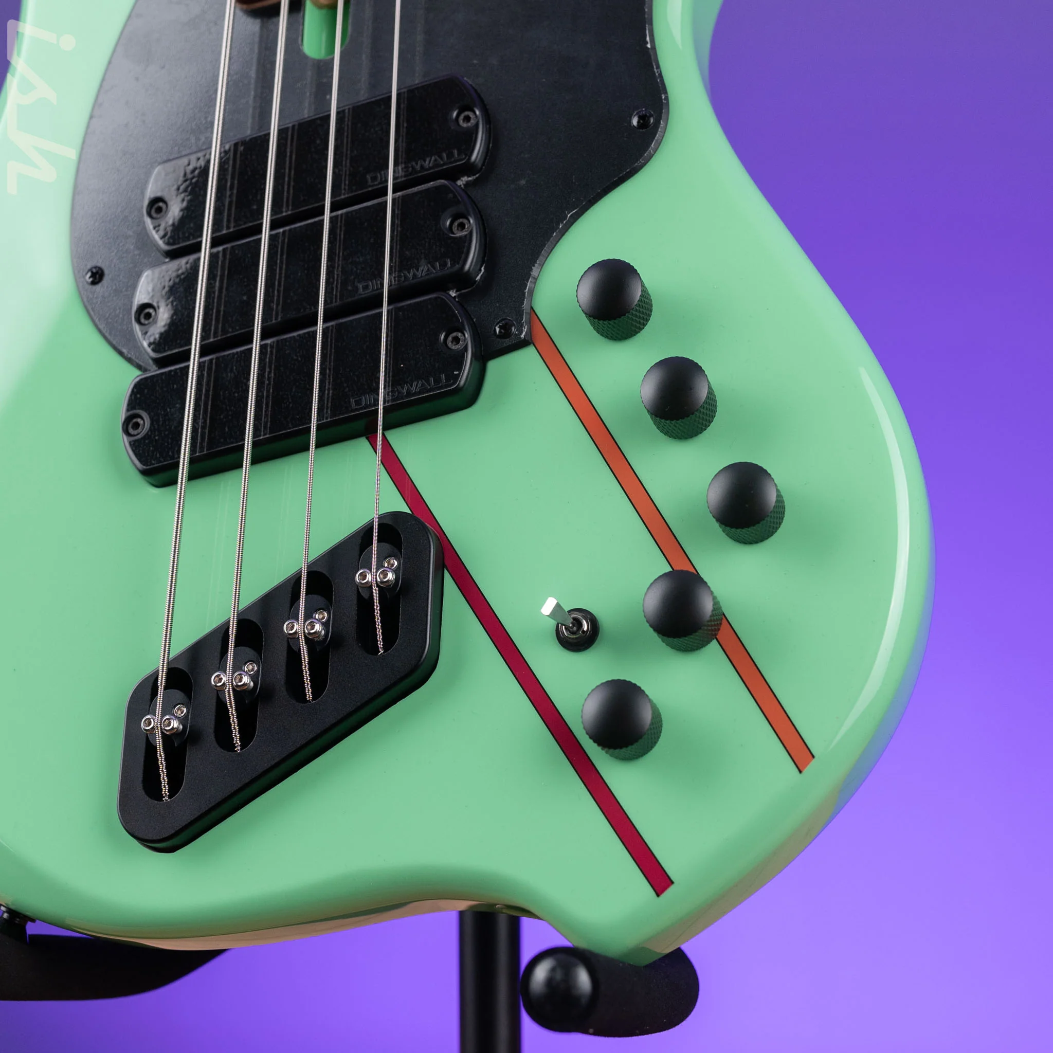 Dingwall John Taylor Combustion 4-String Bass Seafoam Green Demo - Image 6