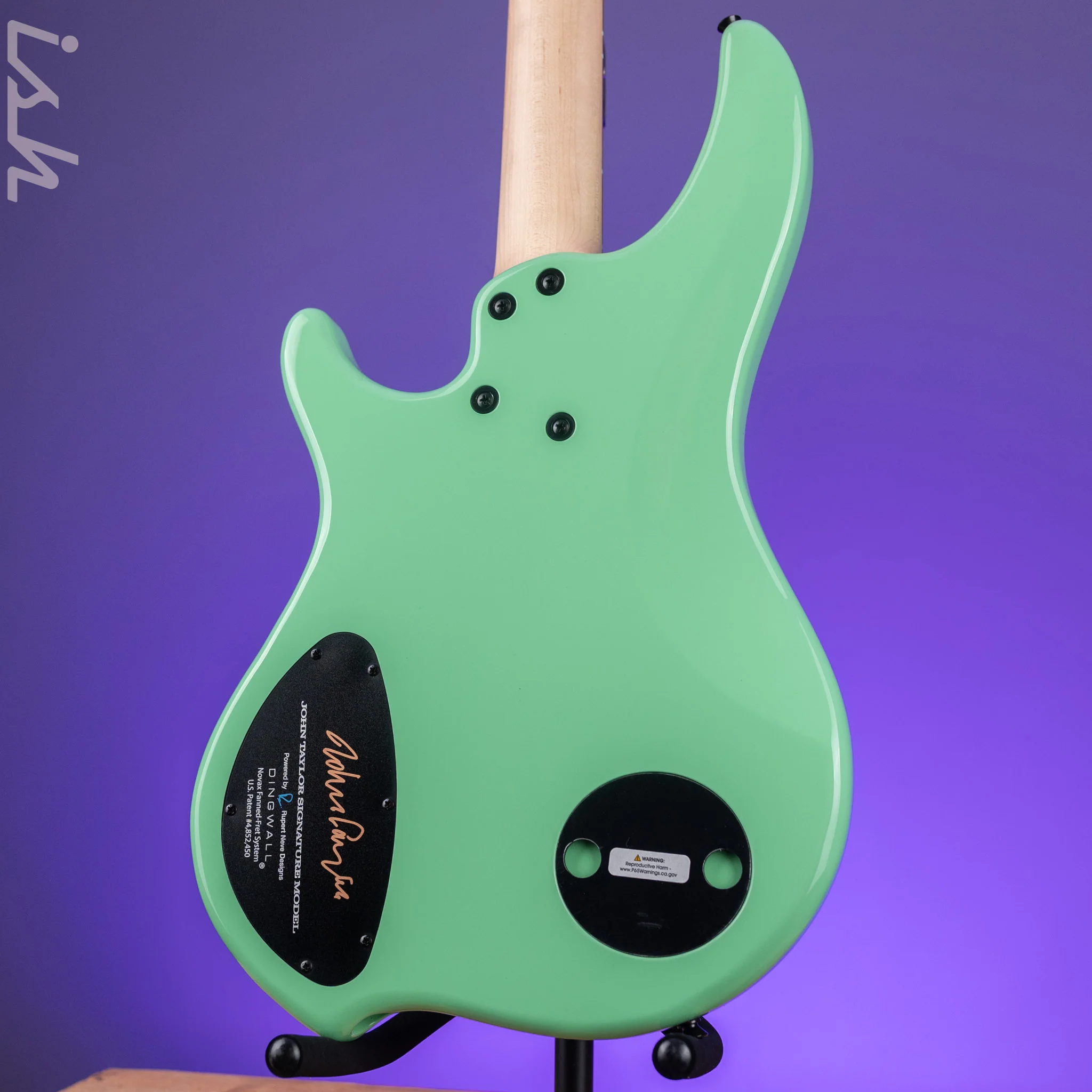Dingwall John Taylor Combustion 4-String Bass Seafoam Green Demo - Image 9