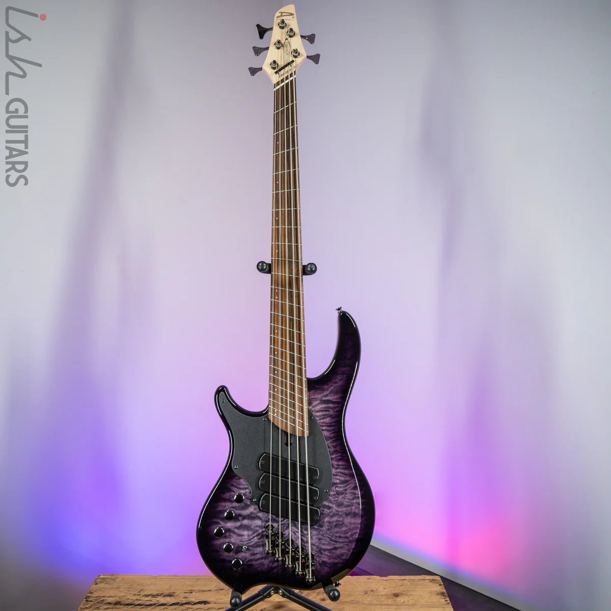 Dingwall 10th Anniversary Combustion LEFT HANDED 5-String 3 PUP Amethystburst Pau Ferro Fretboard - Image 2