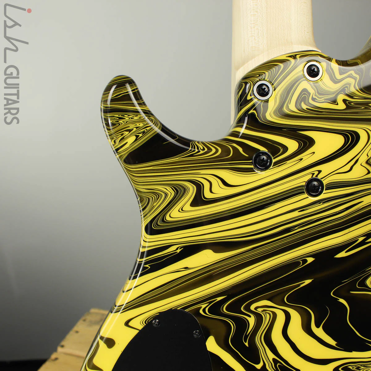 Dingwall Combustion NG-2 5-String Multiscale Bass Ferrari Yellow Swirl Finish - Image 8