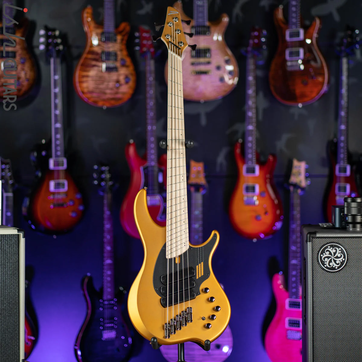 Dingwall NG-3 5-String Bass Gold Metallic Matte - Image 2