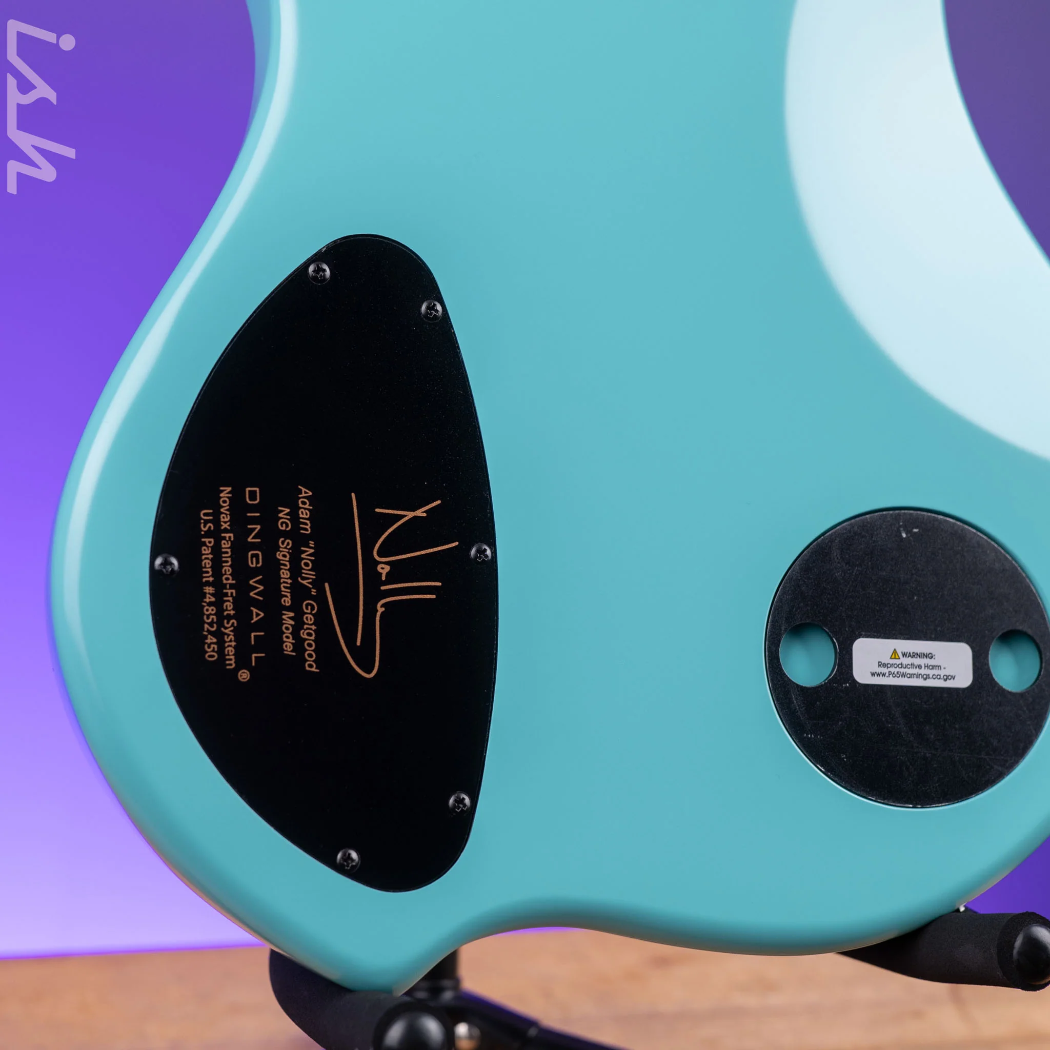 Dingwall NG-3 5-String Bass Guitar Matte Celestial Blue - Image 9