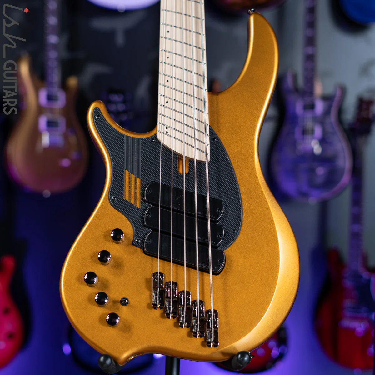 Dingwall NG-3 5-String Bass Left Handed Metallic Gold Matte