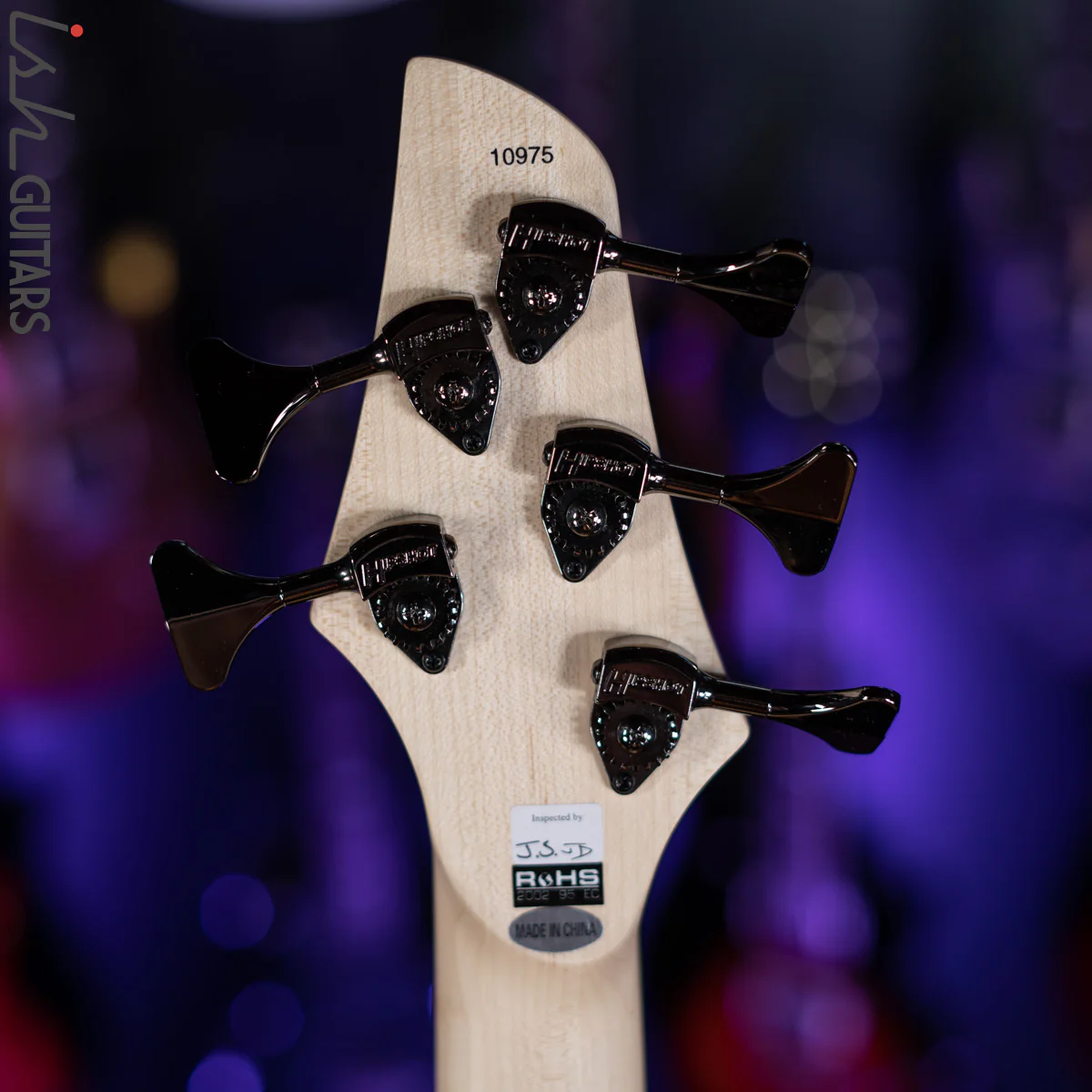 Dingwall NG-3 5-String Bass Left Handed Metallic Gold Matte - Image 10