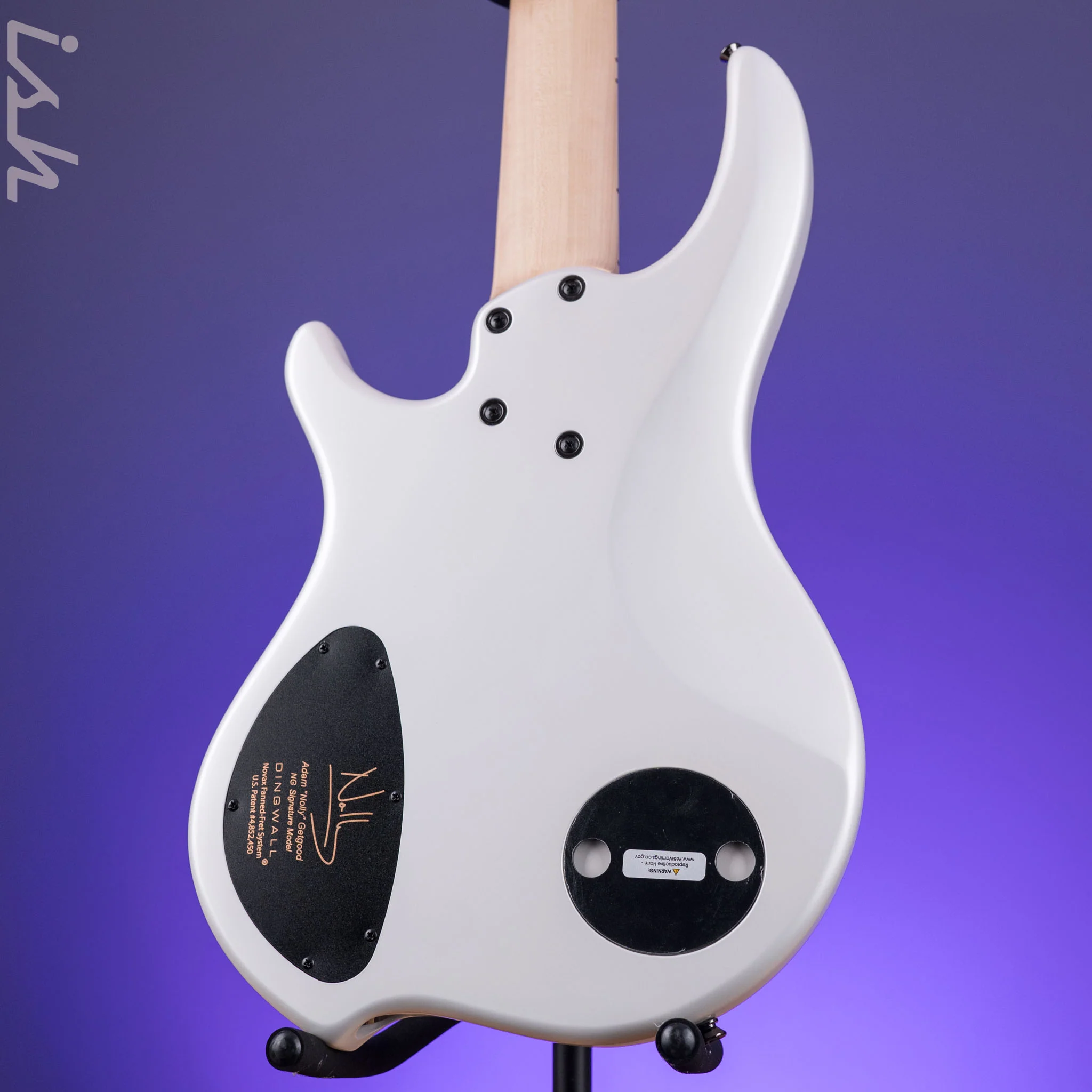 Dingwall NG-3 5-String Bass Matte Ducati Pearl White - Image 7