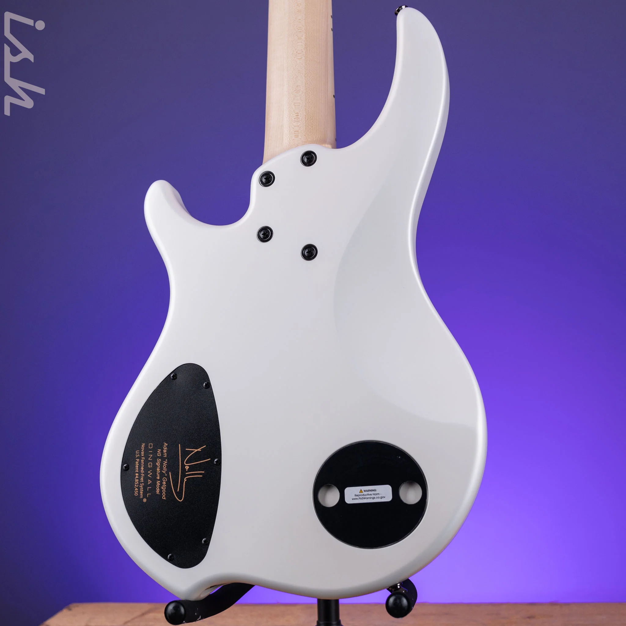 Dingwall NG-3 5-String Bass Matte Ducati Pearl White - Image 7