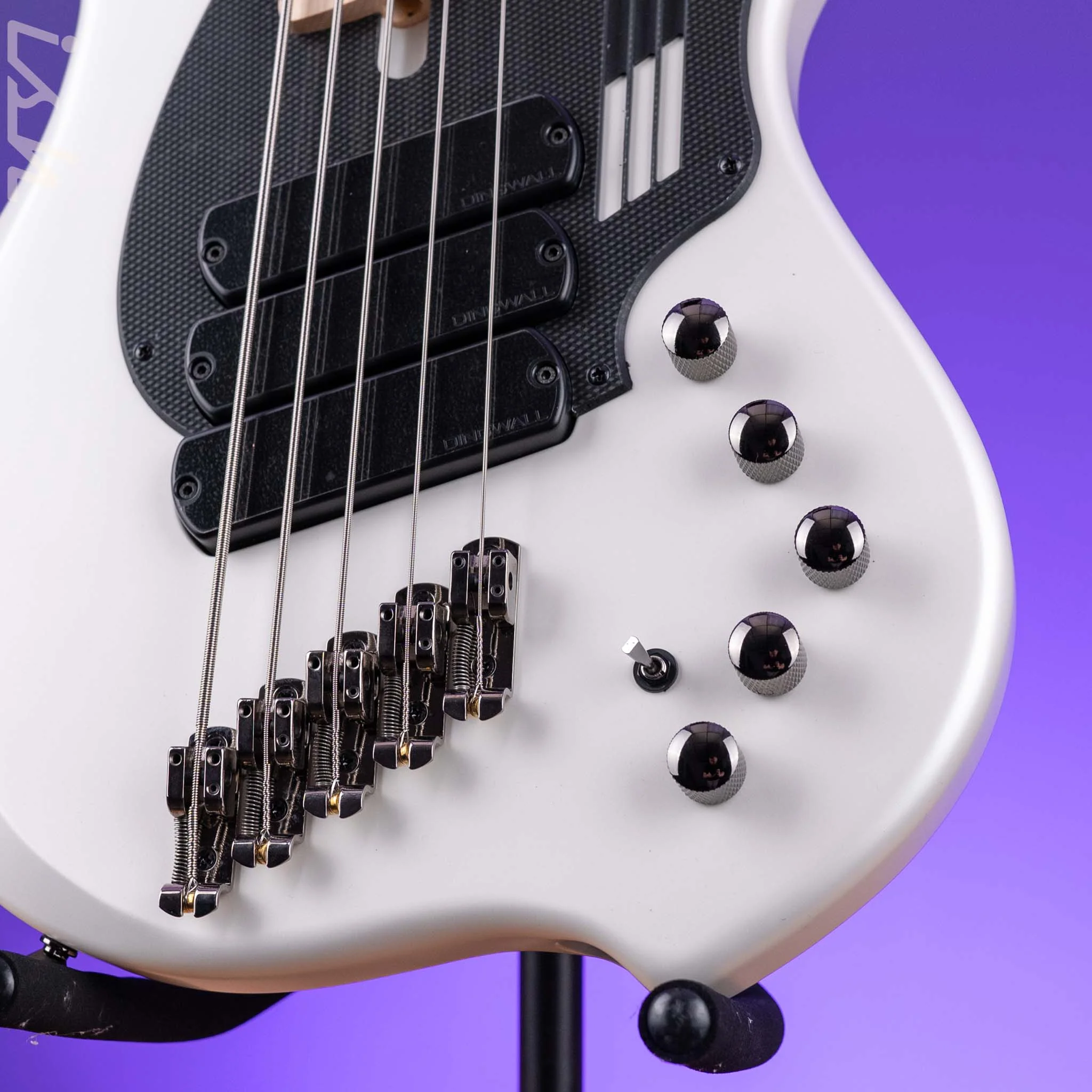 Dingwall NG-3 5-String Bass Matte Ducati Pearl White - Image 4