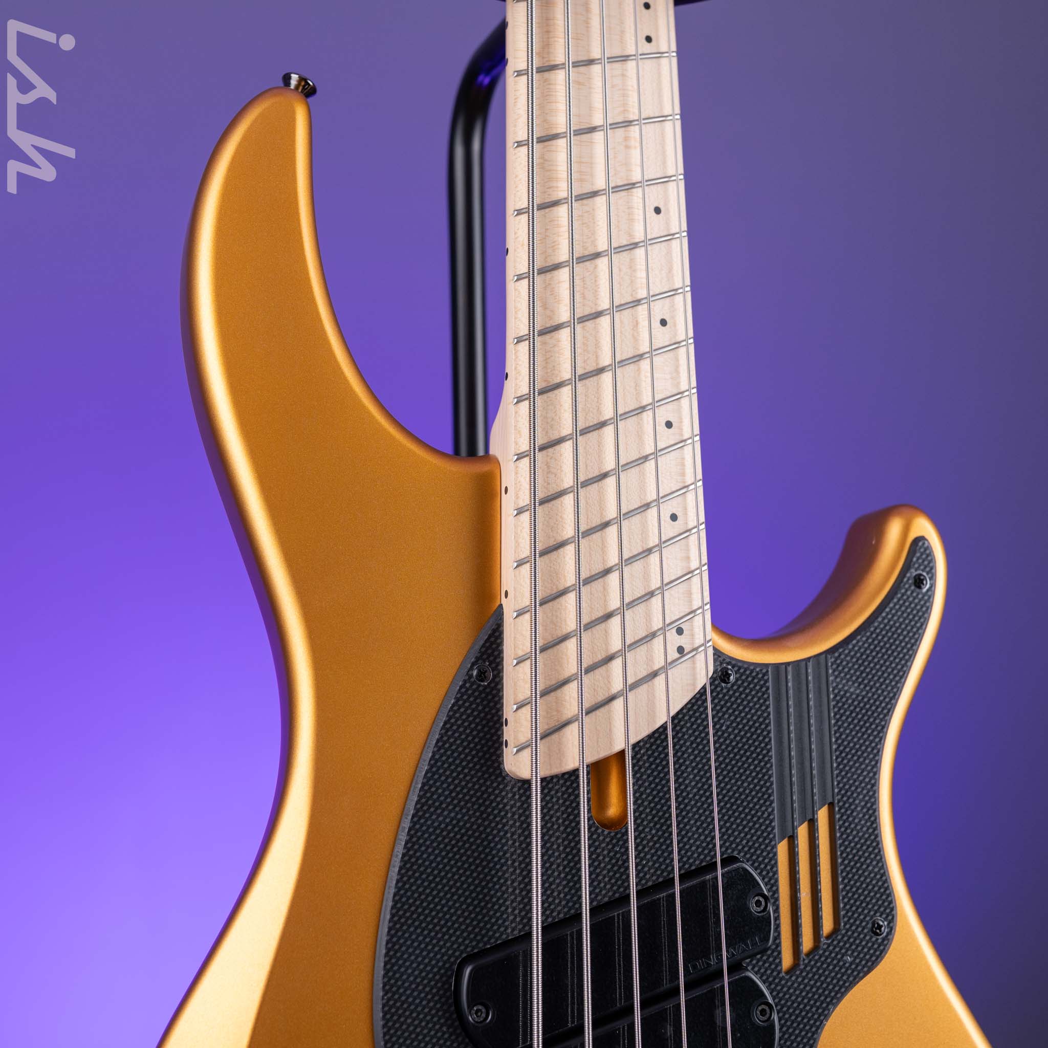 Dingwall NG-3 5-String Bass Matte Gold Metallic - Image 3