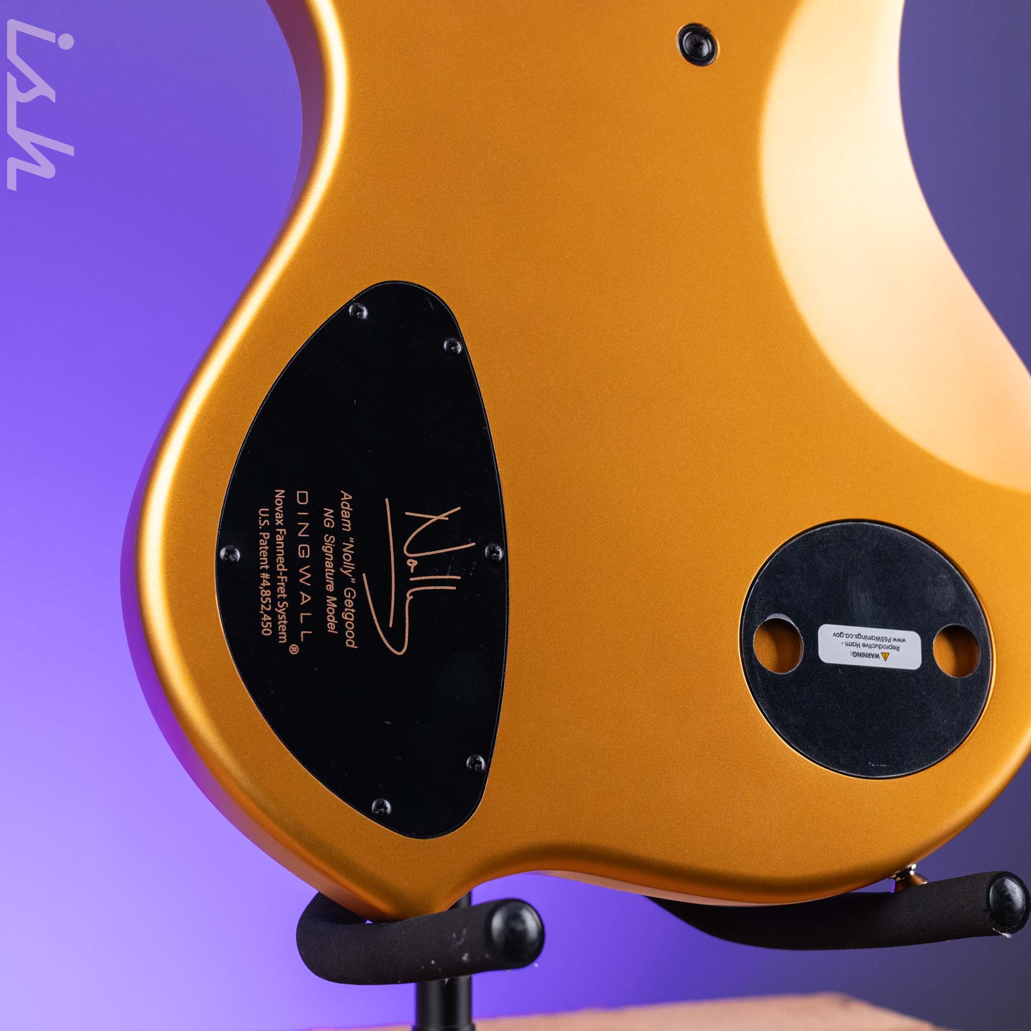 Dingwall NG-3 5-String Bass Matte Gold Metallic - Image 9