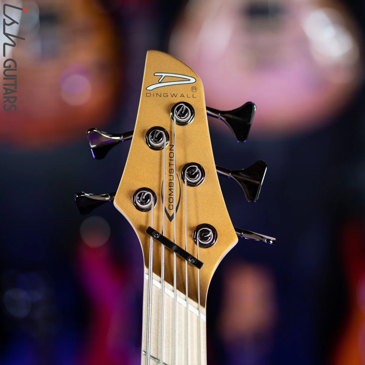 Dingwall NG-3 5-String Matte Gold Metallic Bass - Image 6