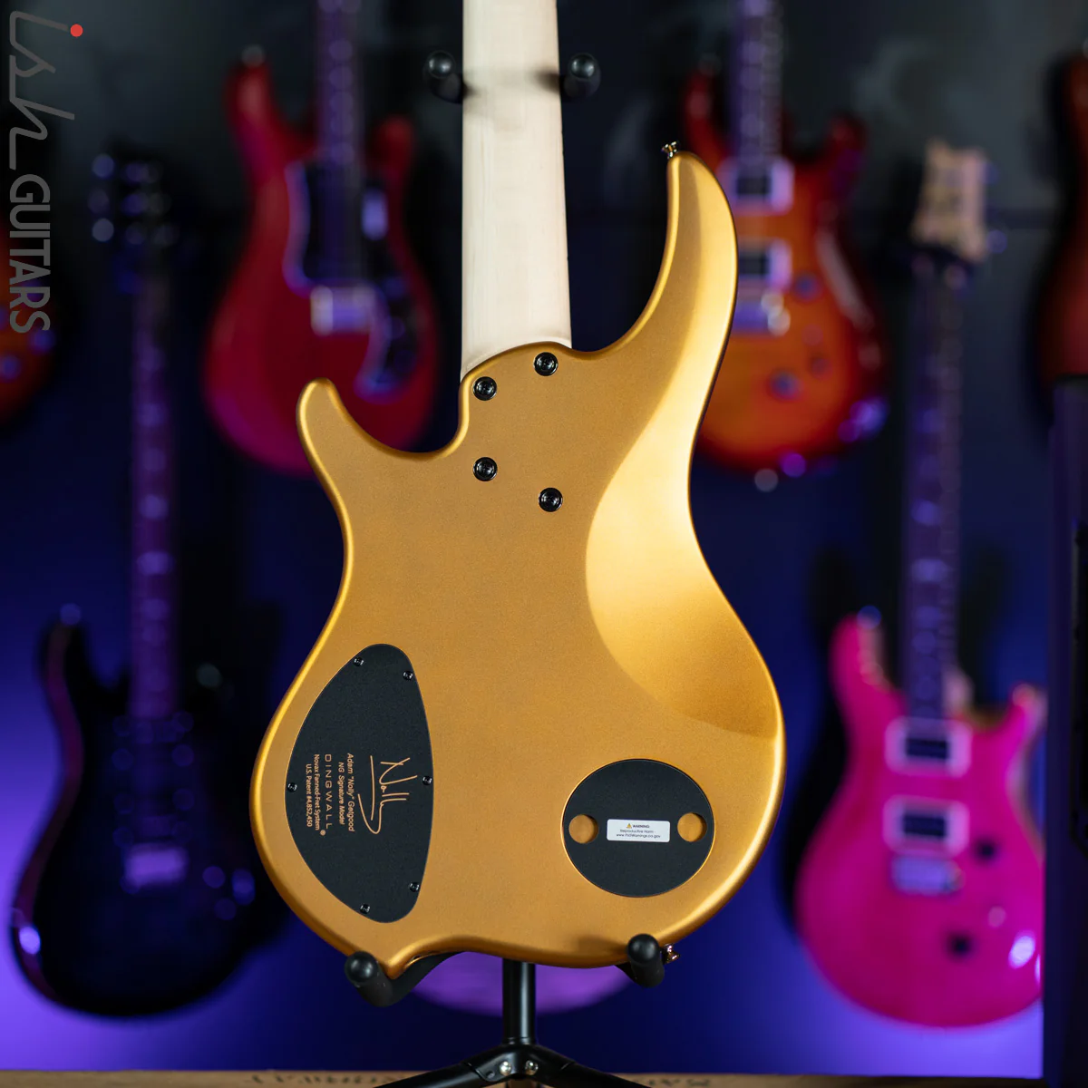 Dingwall NG-3 5-String Matte Gold Metallic Bass - Image 8