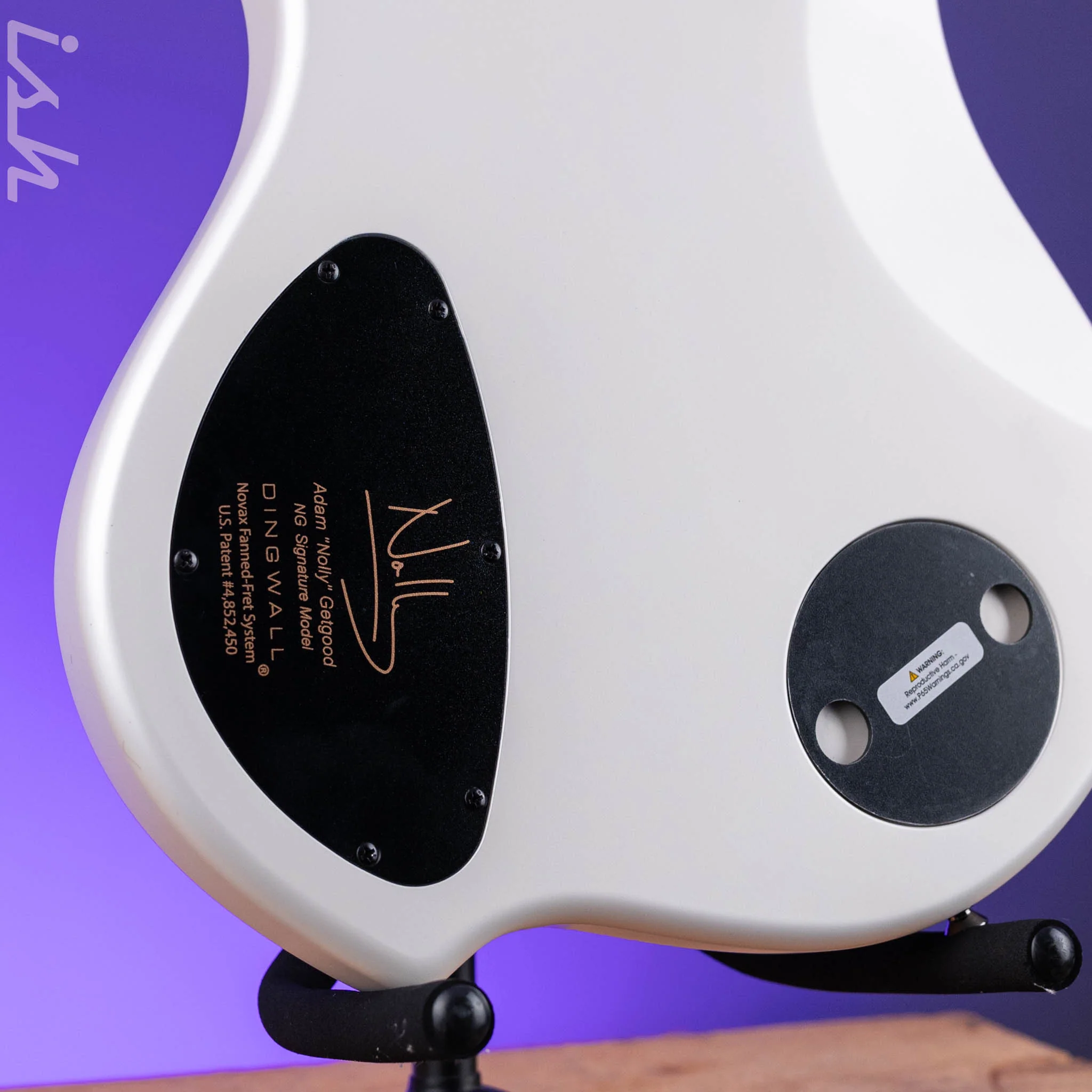 Dingwall NG-3 6-String Bass Matte Ducati Pearl White - Image 9