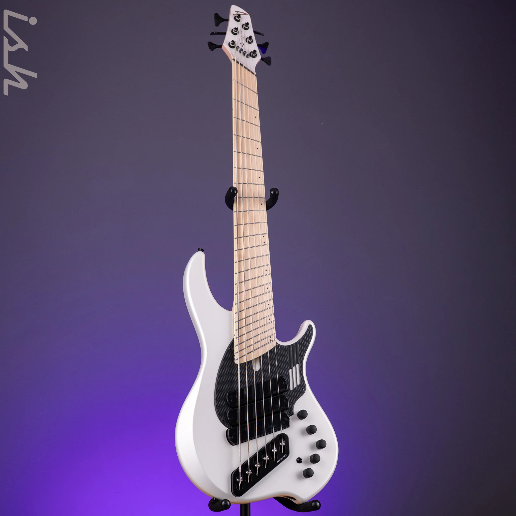 Dingwall NG-3 6-String Bass Matte Ducati Pearl White - Image 2