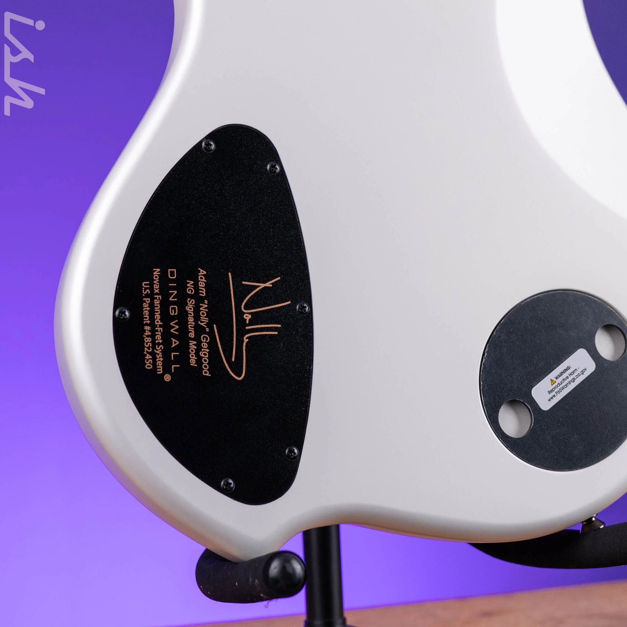 Dingwall NG-3 6-String Bass Matte Ducati Pearl White - Image 9