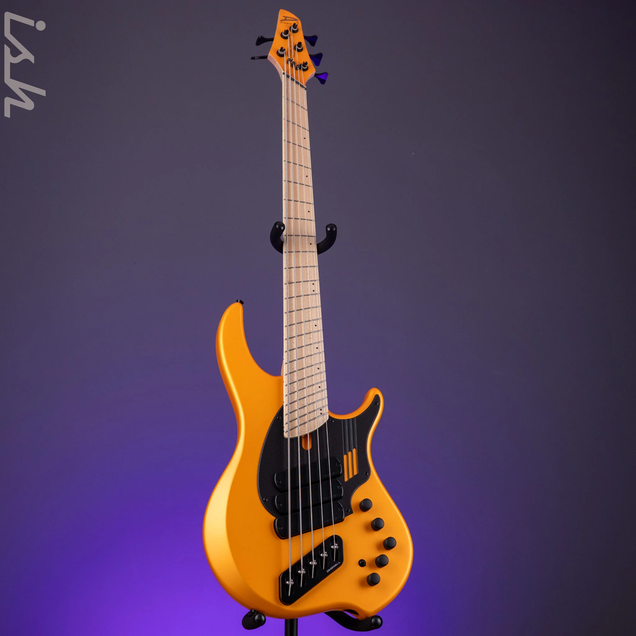 Dingwall NG3 5-String Bass Lamborghini Matte Orange NAMM Display - Image 2