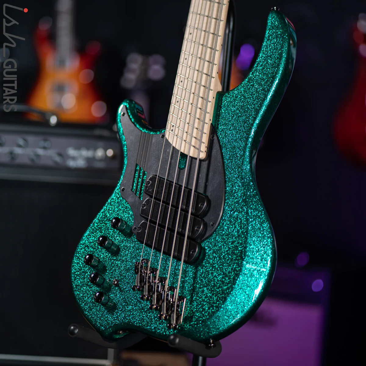 Dingwall Left Handed NG-3 5-String Gloss Metalflake Aquamarine - Image 5