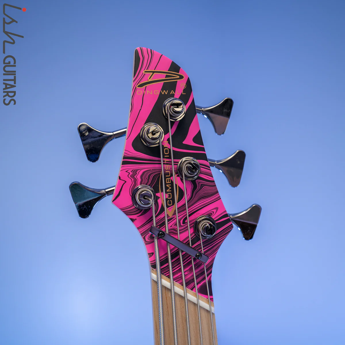 Dingwall NG-3 Matte Pink Swirl 5-String Bass - Image 6